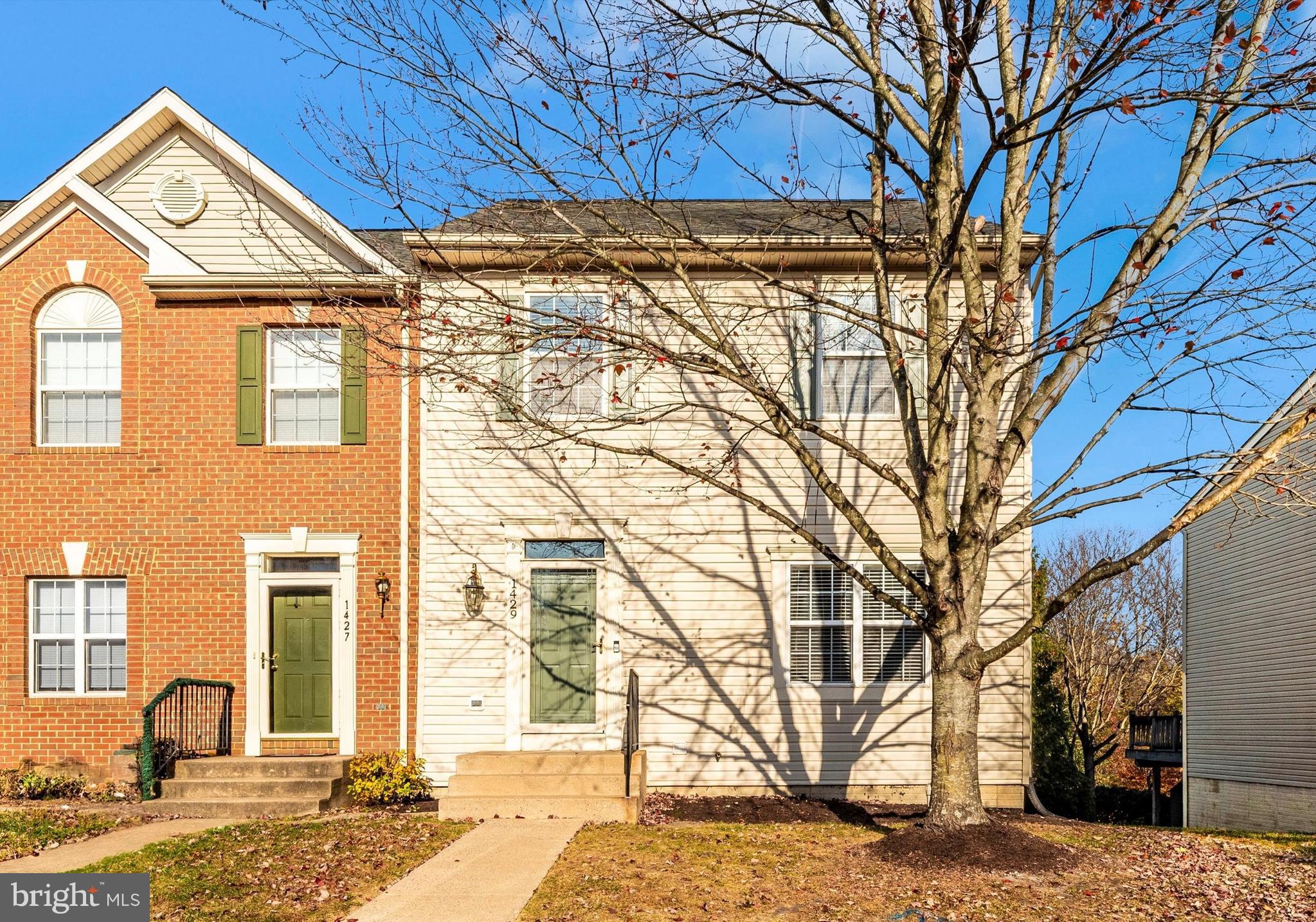 Start your Saturday off right by touring this delightful end-unit TH; Open House 11/9  10:00 am - Noon!Charming new listing in Twin Arch Crossing is bright & cheery & ready for its new owner. 3 finished levels offer great space to relax and enjoy.  Features include hardwood floors in foyer & kitchen/breakfast areas. Expansive living room/dining room; sliding doors to deck overlooking wooded common area for extra privacy.  The kitchen is a cook's dream with gas range, granite counters, island w/storage & tons of cabinets. Lots of windows bring in extra light throughout. The primary bedroom with en suite bath includes soaking tub & separate shower. The finished lower level is perfect for recreational activities; cozy up to the gas fireplace end enjoy the wall of custom built-in shelves & walk-out to lower deck area.  The interior has been freshly painted; recent updates include roof & HVAC (2018), new refrigerator w/ice-maker & new clothes washer/dryer (2023). Two assigned parking spaces are right at your front door; and this home is conveniently located near everything fun in Mount Airy---a simply fabulous place to live!
Don't wait to make this your Home for the Holidays and start making your moving plans today!