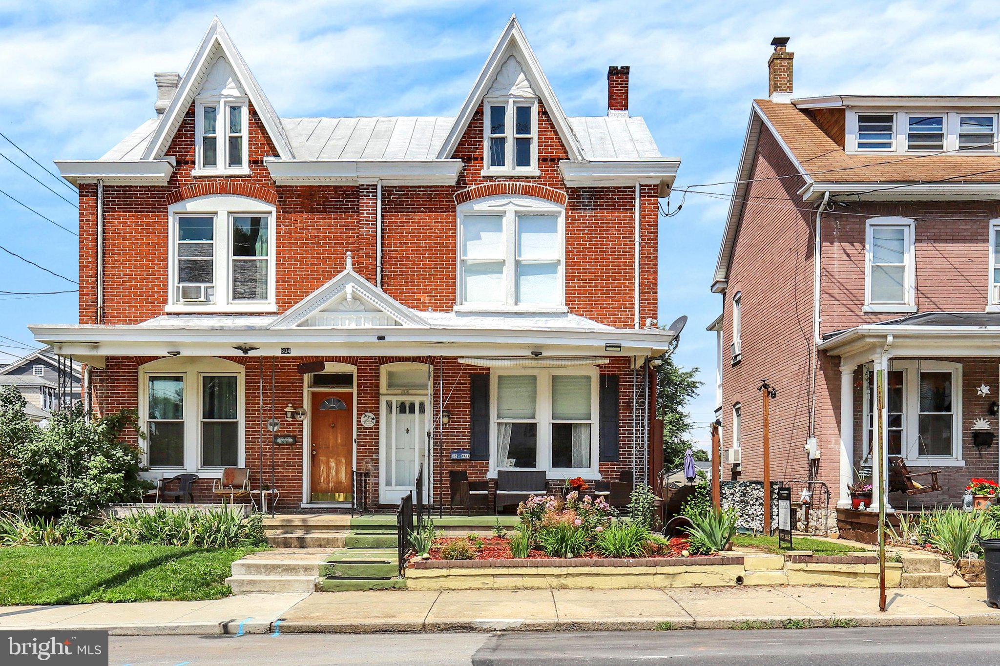 Welcome to 606 N West Street.  This lovely home blends timeless character with modern convenience in one of the borough's most desirable locations.  The arched door ways and multiple fireplaces in the living room and dining room will charm you. The spacious kitchen provides plenty of room for meal preparation.  There is added convenience of having your laundry room on the main level, as well as having a full bathroom to balance family needs.  The 2nd floor offers 3 to 4 bedrooms and a 2nd full bathroom.  The 3rd floor  was once used as an office and a playroom.  The possibilities are endless!  Step outside to enjoy the private backyard, perfect for relaxing, gardening or hosting summer barbecues.  Just minutes from downtown Carlisle, youl'll enjoy easy access to local restaurants, boutique shopping, parks, schools. and community events.
