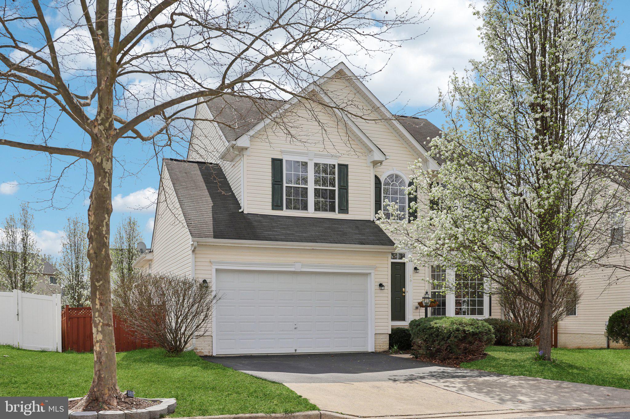 Sellers have transformed this home  to ready for sale!  Top to bottom High-end paint in our favorite Pale Oak Shade with crisp white ceilings & trim along with brand new light taupe carpet and an amazing new frameless glass master shower enclosure.  Super nice New Town Meadows Colonial with front bay window. Kitchen open to extended family room featuring a toasty pellet stove. Upper Level with a large primary ensuite bath and 3 secondary bedrooms sharing a hall bath. Lower Level awaits your vision with  (full bath)roughi n plumbing and double door walk-up to fully fenced yard. Enjoy the sunny living room with large bay window, or catch the sunshine from your large back deck overlooking a fully fenced back yard.  Some photos may be virtually staged. New Town Meadows is known for their walking paths, friendly neighbors and large playground.  Home is 3 miles from Brunswick Marc Train Station for easy commute to DC. Love where you live!