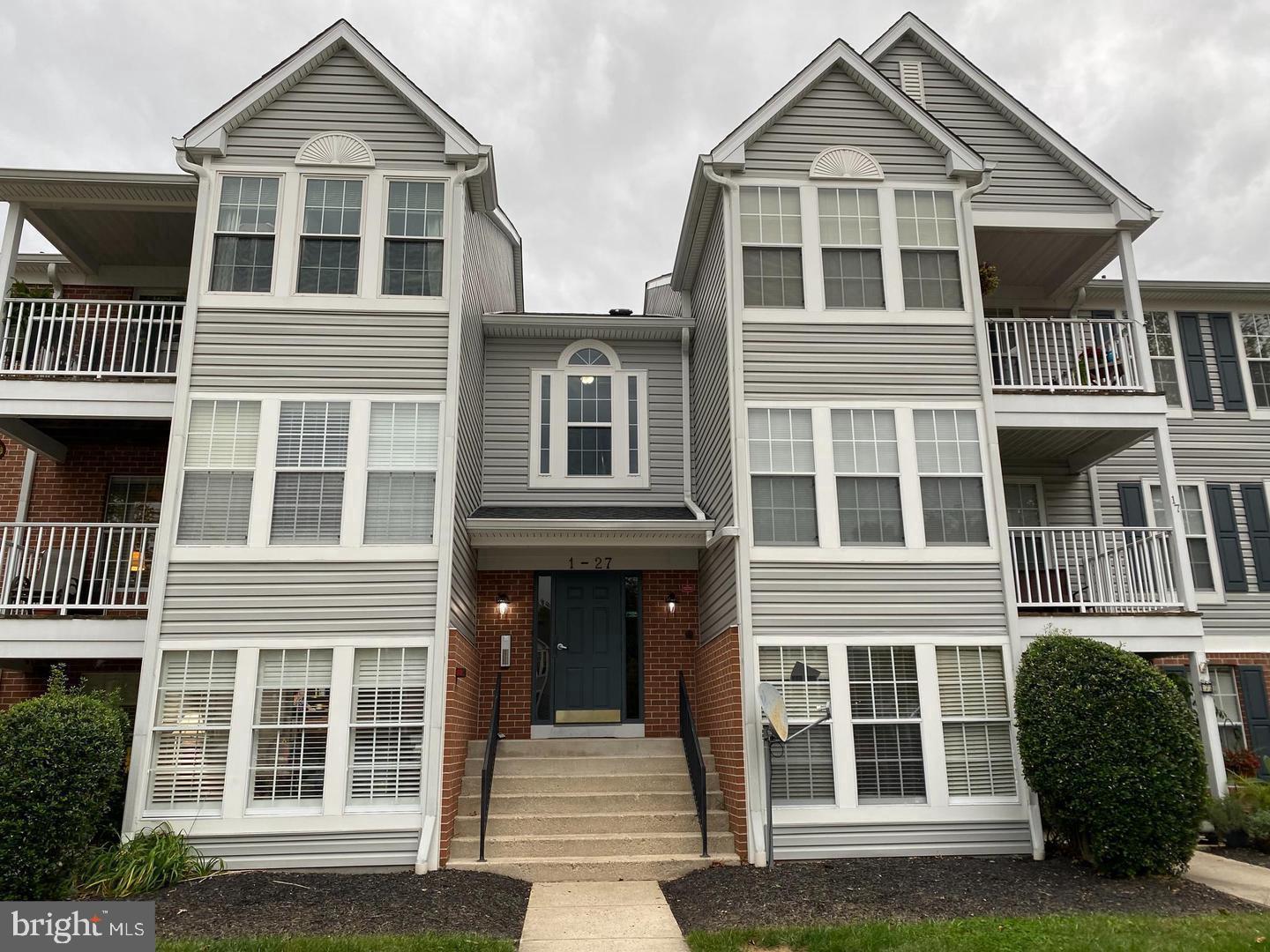 Bright and Spacious 2 br., 2 bth. Penthouse Condo in Secure Building with Intercom, on Quiet Court, in White  Marsh area offers an open floor plan with Cathedral Ceiling. Living Room with Fireplace.  Separate Sunroom/Dining Room with French Door to cozy back unit Balcony with gorgeous view. Kitchen with Breakfast bar. Separate Laundry Room.  Master Bathroom with whirlpool Tub. You don't want to miss this one! 24 hours notice for showings, please.