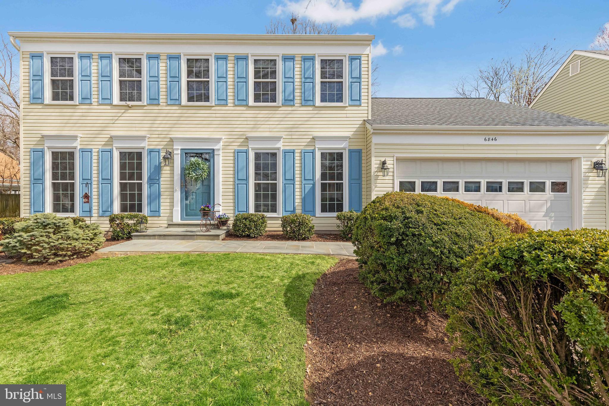 Welcome to 6846 Boot Ct, a beautifully maintained colonial nestled on a quiet cul-de-sac in Lorton’s sought-after Raceway Farms. This spacious four-bedroom, two-and-a-half-bathroom home offers a solid foundation with major updates already taken care of—including a newer roof, windows, water heater, and HVAC—allowing you to focus on making the space your own.

Step inside to find formal living and dining rooms, perfect for hosting intimate gatherings or larger celebrations. A private home office with built-in shelving offers a quiet retreat for remote work or study.

The gourmet kitchen features granite countertops, a stylish backsplash, and stainless steel appliances, with plenty of space to add a center island if desired. The sunlit breakfast room overlooks the serene backyard, while the inviting family room boasts a cozy brick fireplace and direct access to a brand-new deck—ideal for relaxing or entertaining.

Upstairs, the primary suite includes generous closet space, a dedicated dressing area, and an elegantly updated en-suite bath. Three additional spacious bedrooms share a beautifully renovated hall bathroom, offering comfort for family and guests.

The unfinished basement is a blank slate—whether you envision a recreation room, gym, home theater, or additional living space, the choice is yours!

Outside, mature landscaping and established gardens provide a peaceful escape, enhanced by an irrigation system to keep the lawn lush year-round.

Located just minutes from Fairfax County Parkway, Telegraph Road, I-95, Fort Belvoir, and the Springfield Metro, this home offers unmatched convenience for commuters. Enjoy nearby shopping and dining at Wegmans, Costco, and more.

With all the big-ticket updates already done, this home is ready for your personal touch. Don’t miss this opportunity!