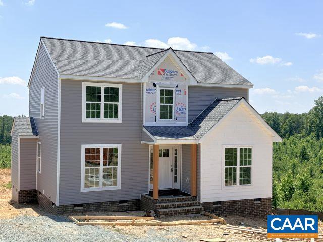 OPEN July 11 & 12 from 12-3PM - New Construction without the wait! The Malibu plan @ the end of DeRosa Ct is nearly complete & enjoys scenic backyard views! With up to $10,000 closing assistance, make the MOVE THIS SUMMER! The Malibu features 4 bedrooms w/ 1ST Floor Primary Suite, open layout w/ spacious great room & kitchen, laminate floors, upgraded cabinets, 6' island, & stainless appliances. Firefly high speed internet is available at High Point. The location is minutes from the town of Palmyra with easy access to Zion Crossroads, Charlottesville or Richmond. Check out the virtual tour for interior photos of a completed Malibu plan. Note, it may include options not planned for this home. Make plans to visit this property ASAP!
