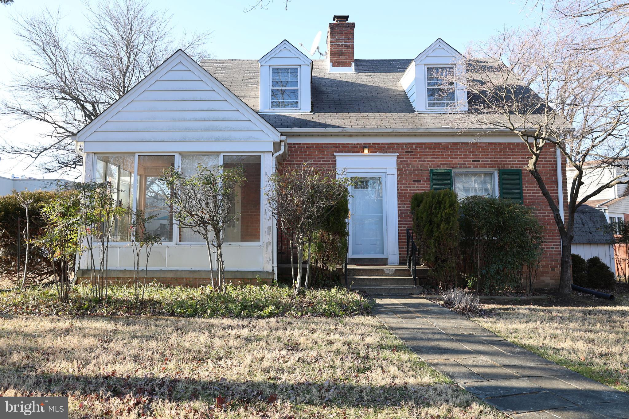 Exceptional corner lot opportunity in Bethesda. Sold As-Is. Renovate the existing home or design and build new on this desirable corner parcel. Home requires updating and improvements throughout.