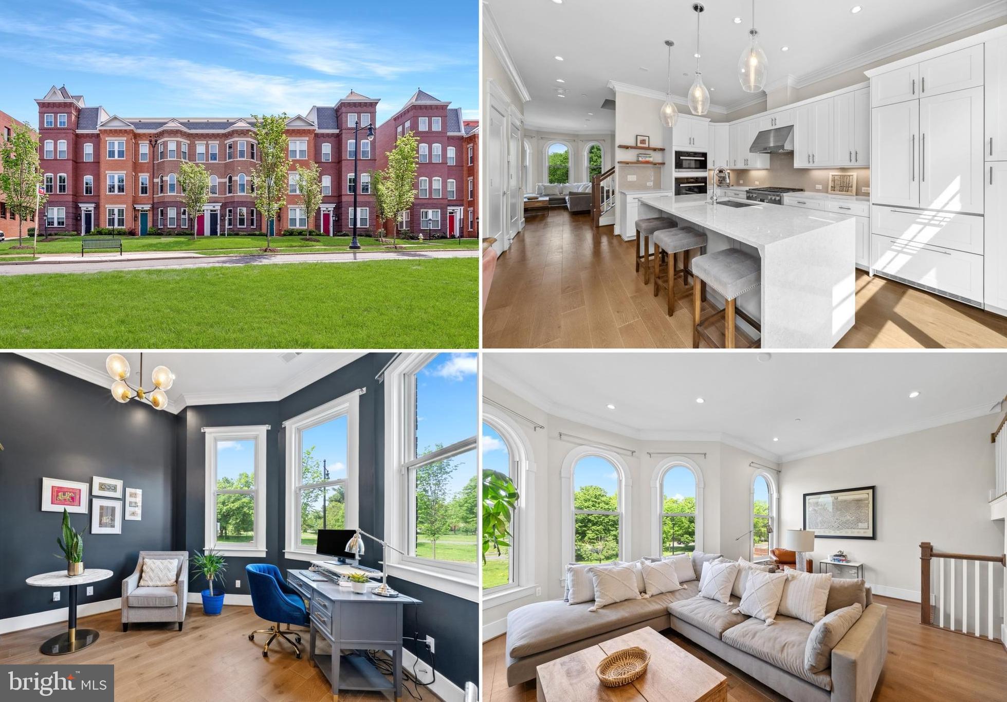 FOUR LEVEL, ELEVATOR TOWNHOUSE WITH ROOFTOP TERRACE & TWO-CAR GARAGE * Check out the VIDEO! * Distinctive features include GRACIOUS 9-FT & 10-FT CEILINGS, gorgeous ANDERSON WINDOWS (some with transoms!), WOOD FLOORS throughout the entire home, CHEF'S KITCHEN with MIELE APPLIANCES, stunning cabinetry, QUARTZ COUNTERS, and SMART HOME features __________ The three bedrooms and main level office are serviced by an ELEVATOR that travels to ALL FOUR LEVELS * ALL ROOMS & SPACES ABOVE GRADE  * Each bedroom includes an EN-SUITE BATHROOM and large closet * The owners’ suite features two closets and a bathroom that offers a DUAL SINK VANITY with quartz counter and SPA-STYLE SHOWER __________ TANKLESS HOT WATER heater and TWO-ZONE HVAC  * Rooftop terrace has gas, water & electric * Low monthly community fee and six guest parking spaces are available __________ The Towns of Abingdon Place is an intimate community of 19 homes designed and inspired by the character and charm of Old Town Alexandria * Located near the Potomac waterfront, walking paths, parks and green spaces,  and historic King Street * Stroll to Montgomery Park for the farmer's market (and bring your dog to the dog park there!) or to Oronoco Bay Park for a scenic walk along the river __________ Enjoy the nearby restaurants and retail: West Elm is 2 blocks, Harris Teeter is 3 blocks & Trader Joes is 5 blocks * Make Old Town Alexandria your kitchen away from home at Hank’s Oyster Bar, Sisters Thai, Oak Steakhouse, Hinata Sushi Bar, Royal Restaurant, Zento Japanese Restaurant & many other fine eateries and shops __________