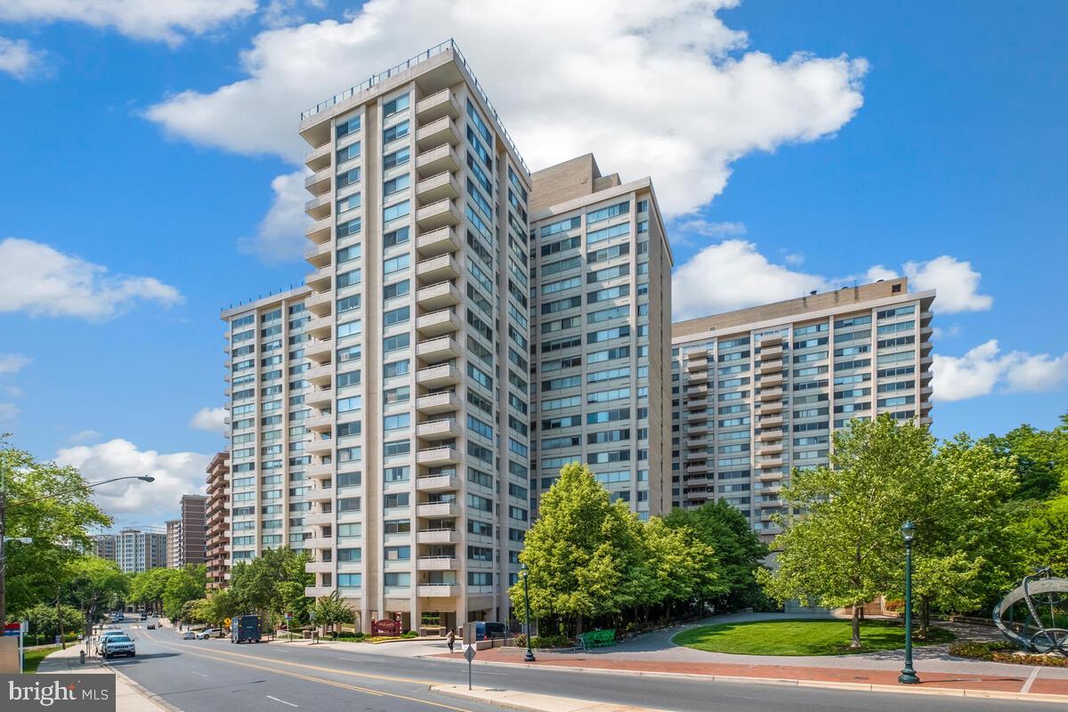 Step into unit 1902S in the sought-after Willoughby of Chevy Chase; freshly painted, this lovely 1 bedroom, 1 full-bath condo provides breathtaking 19th-floor views and coveted southern exposure that floods the entire space with sunlight. The location and amenities offer optimum convenience and comfort for a low-stress lifestyle. CONDO FEE INCLUDES ALL UTILITIES, EXERCISE ROOM, AN AMAZING ROOFTOP POOL, PARKING SPACE, 24 HOUR SECURITY AND AN ON-SITE CONVENIENCE STORE. There are laundry on every floor. Best location - walk to Metro, The Shops at Wisconsin Place, Saks Fifth Avenue, Tiffany & Co, Bloomingdales, Clyde's, Capital Grille, Sushiko, Starbucks, Whole Foods, and more!! Just blocks to urgent care & numerous medical facilities, Courtyard by Marriott (for out-of-town guests), local parks, and Bethesda Trolley Trail. Perfect for commuters, minutes to Downtown Bethesda, Rock Creek Park, Walter Reed, NIH, and I-495. Reach National Airport in 30 minutes and BWI or Dulles in under an hour. Don't miss this exceptional unit.
