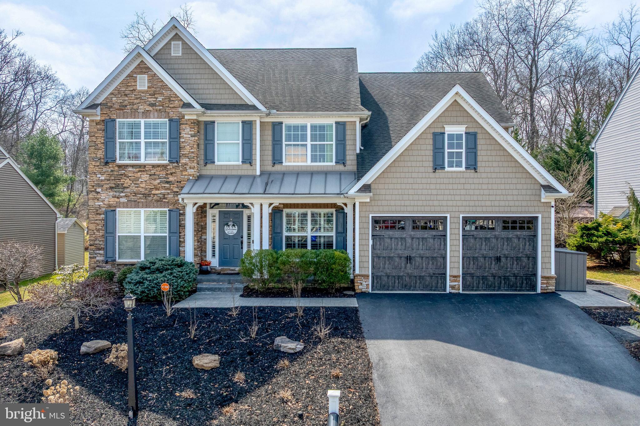 Stunning home in Koller Estates!  From the moment you open the front door, you can't miss the quality upgrades of this property.  The first floor features mostly hardwood flooring, a dining room with custom moldings and a tray ceiling, a large first floor office with built-ins and French doors, a large family room with stone fireplace, and one of the most wonderful kitchens you'll find in York County!  The second floor features an enviable primary suite with huge walk-in closet, soaking tub, and walk-in shower, as well as a junior suite, 2 other bedrooms, an additional bath, and the laundry room.  All of the bedrooms are generously sized, have walk-in closets, and have ceiling fans.  The lower level sports lots of finished space for games, entertaining, hanging out, etc. (nearly 1000 sq feet!), and there's dedicated storage space, as well.  Outside, you're going to love this back yard!  Surrounded by an attractive black aluminum fence, the yard is nearly level and home to a large elevated patio with gazebo.  With more than 4000 sq ft of finished space, you and yours should have all the space you need, and you'll be proud to show off your new home to family and friends!  You truly don't want to miss this one.