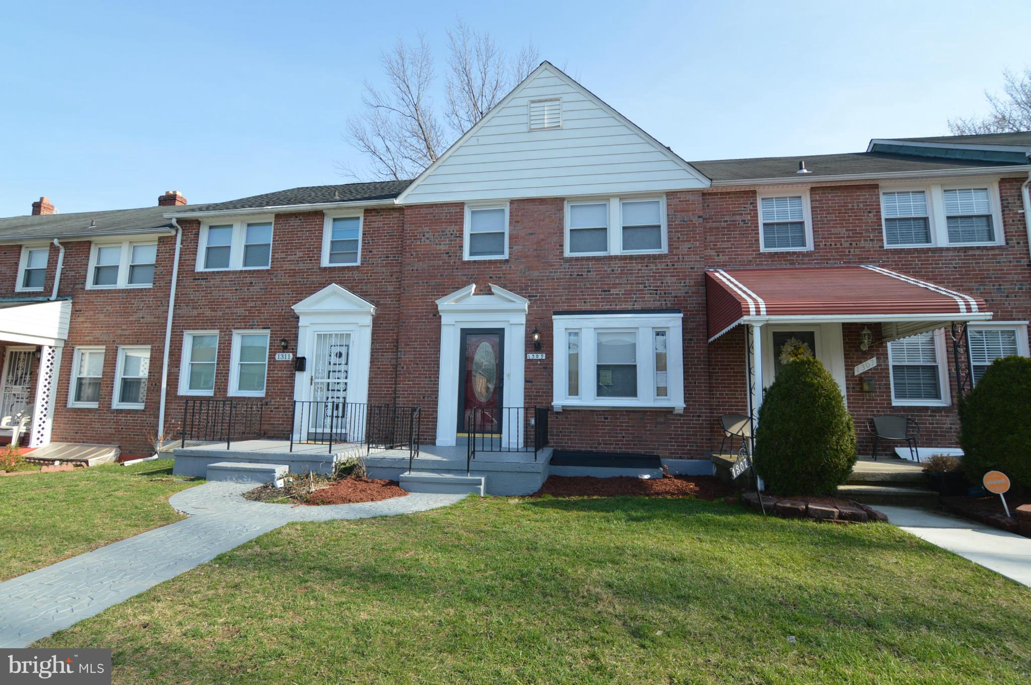 Quality renovation, Open floor plan, light filled rooms and plenty of space. This property has it all in an affordable price range.  Custom cabinets, Granite counters, Kitchen island with sink, Stainless appliances, Designer tile work, Main floor Bath, Hardwood flooring and Finished Basement.   Close to all major roadways,shopping and all Baltimore Attractions. PRICE REDUCED