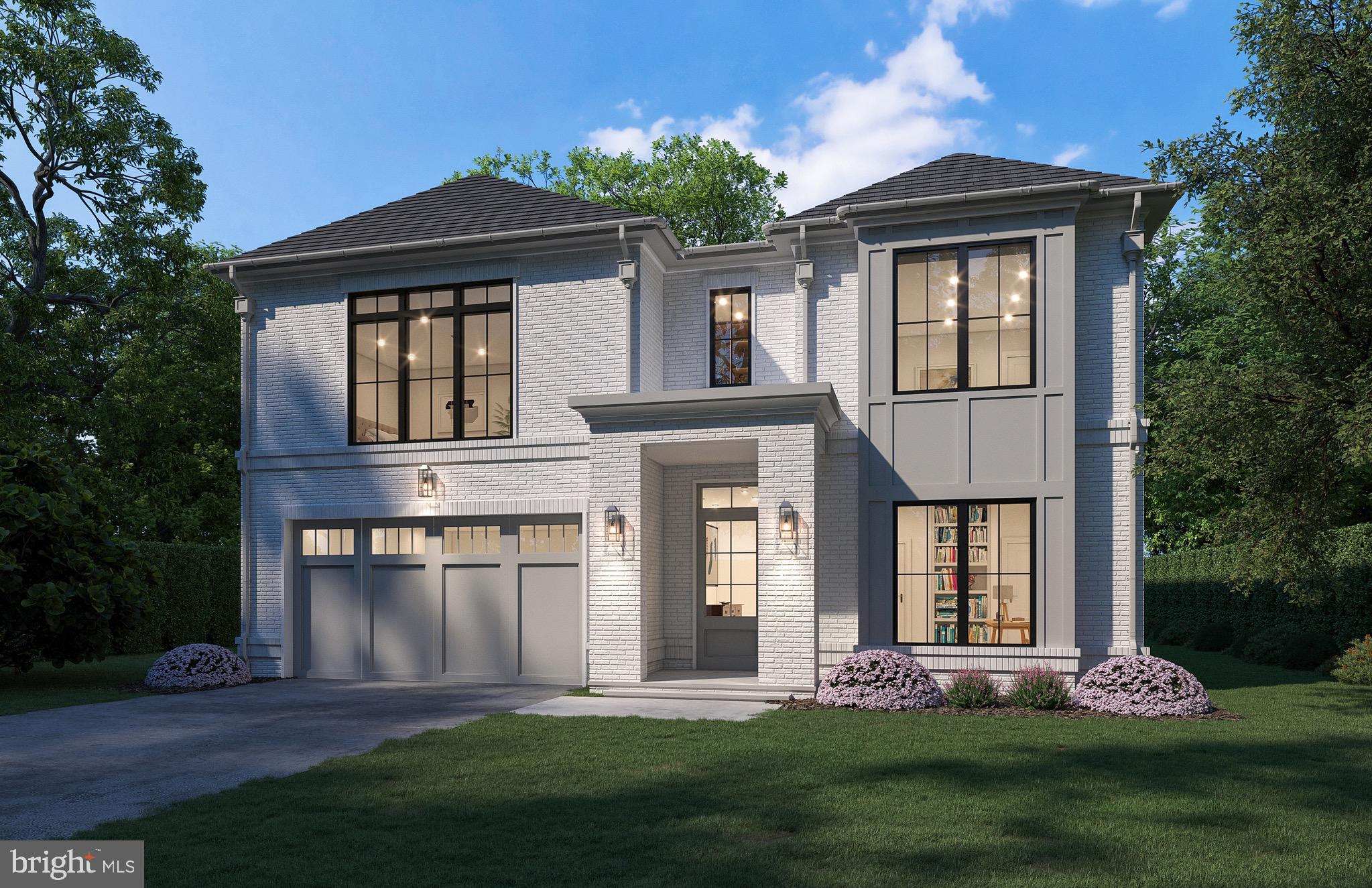 Introducing 1944 Massachusetts Ave, McLean - another Cherry Hill Custom Home masterpiece in the highly desirable Franklin Park neighborhood in McLean VA. Experience the perfect blend of modern elegance and timeless design with this stunning new home, boasting 6 bedrooms, 6.5 baths.  This residence offers 6,840 square feet of thoughtfully designed luxury living across three levels. The main level impresses with soaring 10-foot ceilings and wide-plank engineered white oak floors. A chef’s dream kitchen, featuring sleek custom cabinetry, quartz countertops, and Thermador appliances including a Pro Range with 6 burners & griddle, French door refrigerator, and an in-drawer microwave. Just off the kitchen is a convenient scullery. The kitchen seamlessly flows into the great room—complete with a coffered ceiling and a striking gas fireplace. The off-set dining area enhances the open-concept design, while a screened porch with a fireplace and ceiling-mounted heaters extends the living space outdoors. A versatile guest suite, ideal as a bedroom or office, and a well-appointed mudroom with built-in cubbies complete the main level. Upstairs, the luxurious primary suite offers a retreat-like ambiance with dual walk-in closets featuring built-ins and a spa-inspired bathroom with double vanities, a stand-alone soaking tub, and a glass-enclosed shower with dual shower heads. The walk-out lower level is designed for entertainment and relaxation, featuring a spacious recreation room with a wet bar, a dedicated exercise room, an additional bedroom with an en-suite bath, and a covered patio with a fireplace beneath the screened porch. The home includes a built-in elevator shaft for added convenience. Ideally situated near Chesterbrook Shopping Center and Chesterbrook Swim and Tennis Club, this home is zoned for Chesterbrook Elementary, Longfellow Middle, and McLean High School, all sought-after schools. This home is currently under construction, and delivery is expected in early Fall 2025, THERE IS STILL TIME TO PERSONALIZE THE FINISHES!   Contact the listing agent for details, floor plans, a site visit, or to explore a completed home by the highly accredited Cherry Hill Custom Homes. Interior photos are from previously completed projects.