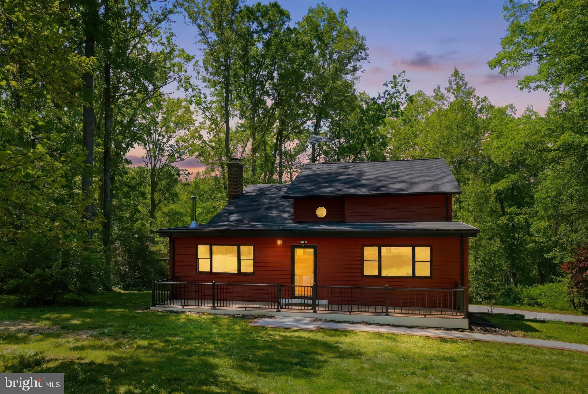 Incredible Adventures Await! Tucked away at the end of a bucolic road filled with equestrian properties and farmettes, sits this lovingly renovated 4 bed/3.5 bath Contemporary.  Boasting 10 private partially-wooded acres, complete with its own fully stocked pond, this property is sure to please.  Home offers over 3,000 sq/ft of finished space across three finished levels ... Main level primary suite w/ bath and clawfoot tub, kitchen with granite and maple cabinets, vaulted living room with one of three woodstoves throughout the home and flex space with its own woodstove.  The upper level offers two large bedrooms and a full bath, while the walk-out lower level provides for a huge rec room w/woodstove, a fourth bedroom and another full bath.  Don't miss the huge wraparound rear Trex deck overlooking the pond.  Multiple outbuildings offer myriad opportunities ... shed,  shop or even reconfigured into a barn.   Reconnect with nature at this welcoming retreat!  Don't miss the video tour!!