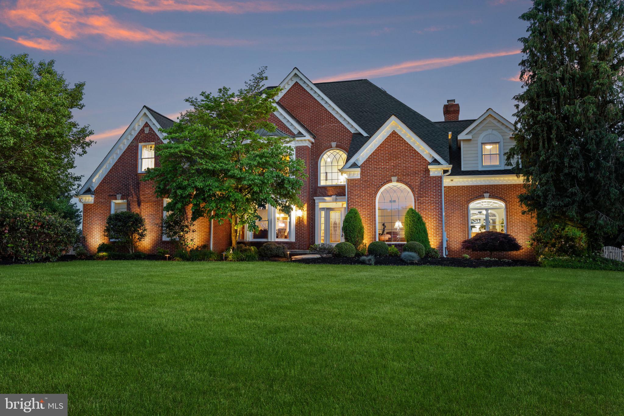 Proudly offered by Mark & Tina, this impeccably maintained Jericho Valley residence showcases exceptional craftsmanship, extensive millwork, and the unmistakable quality of a former David Schrenk model home. Thoughtfully upgraded throughout, this stunning 4-bedroom home blends timeless elegance with resort-style living. Designed for both comfort and flexibility, the home features two spacious owner’s/in-law/guest suites, 3 full baths, and 2 half baths. The beautifully renovated gourmet kitchen is equipped with high-end appliances, an LPG cooktop, marble countertops, abundant custom storage, a separate wine bar, and a butler’s pantry—ideal for entertaining and everyday living alike. Sunlight fills the inviting sunroom through three walls of windows, while the fully finished basement and game room provide expansive additional living space, natural light, and three oversized storage rooms. Recent improvements and premium features include: Andersen 400 Series windows throughout, Renovated owner’s suite and luxury bath, Refinished hardwood flooring, New carpeting in the family room and owner’s suite, Interior and exterior painting, Updated insulated garage doors with windows, Jeld-Wen, Pella, and Andersen exterior doors, New roof (June 2025) with dual solar-powered attic exhaust fans, Whole-house generator, Whole-house water softener system, 2-zone HVAC with LPG heat, Three Ring security cameras, Pennsylvania bluestone front porch, Professional landscape and accent lighting. The backyard is a true private retreat, offering an extraordinary outdoor recreation and entertaining experience. The Sylvan in-ground pool—completely replastered and retiled in June 2024—features an LPG heater and lighting, accompanied by a six-person hot tub, stamped concrete pool deck, and beautifully landscaped grounds. A standout feature is the custom covered pool cabana (18’ x 14’), thoughtfully appointed with: Refreshment center with sink and water service, Marble countertop bar, Weatherproof cabinetry, changing room, Recessed lighting, CATV and wired audio speakers, Ceiling fan, Outdoor hot/cold shower, Exterior water bib, Standing seam metal roof with gutters. Additional exterior highlights include a TimberTech and Azek rear deck with covered porch and dual ceiling fans, a fully fenced yard with pool privacy fencing, professionally maintained landscaping, and a telescoping flagpole. This exceptional Jericho Valley property offers refined indoor living, unmatched outdoor amenities, and true pride of ownership at every turn. Located in the award winning Council Rock School District (CR North HS) and close to shopping, restaurants and commuting routes. Arrange your private tour today as this one won't last!