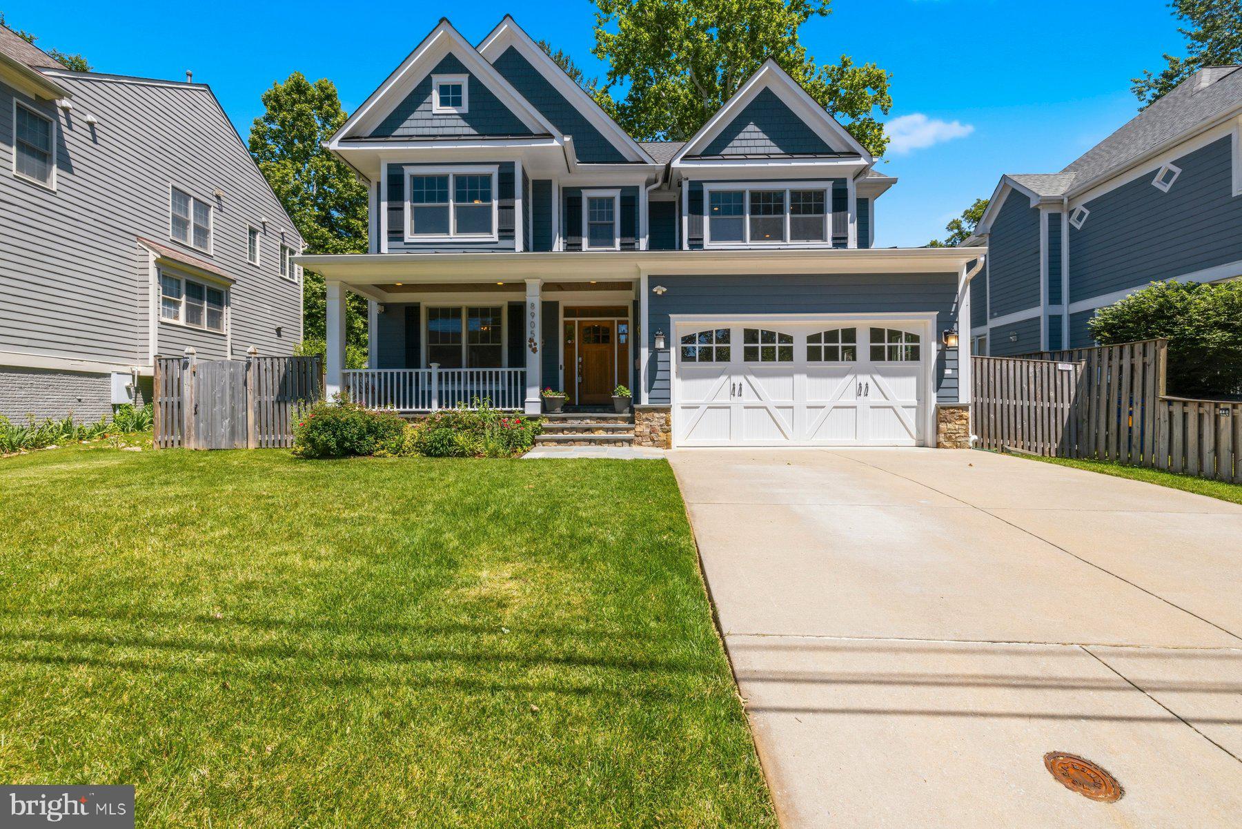 Set on one of Wyngate’s most coveted streets — a quiet, no-through-traffic block — 8905 Hempstead Avenue is an exceptional contemporary residence crafted by award-winning Bethesda builder Chris M. Conlan of CM Conlan Builders. Built in 2016, this distinguished single-family home offers three fully finished levels with approximately 5,622 square feet of thoughtfully designed living space. Featuring 6 bedrooms and 4.5 baths, the residence blends timeless craftsmanship with sophisticated modern design. Interior highlights include coffered ceilings, custom inlaid red oak flooring, two stone fireplaces, and a chef’s kitchen centered around a 48” BlueStar range — ideal for both everyday living and elevated entertaining. A welcoming front porch and attached garage further enhance the home’s comfort and functionality. Perfectly positioned just moments from downtown Bethesda, the property is within walking distance to local dining, shopping, and entertainment, while also located less than half a mile from NIH and Suburban Hospital. Convenient access to Old Georgetown Road, I-495, and I-270 provides seamless connectivity throughout the region.