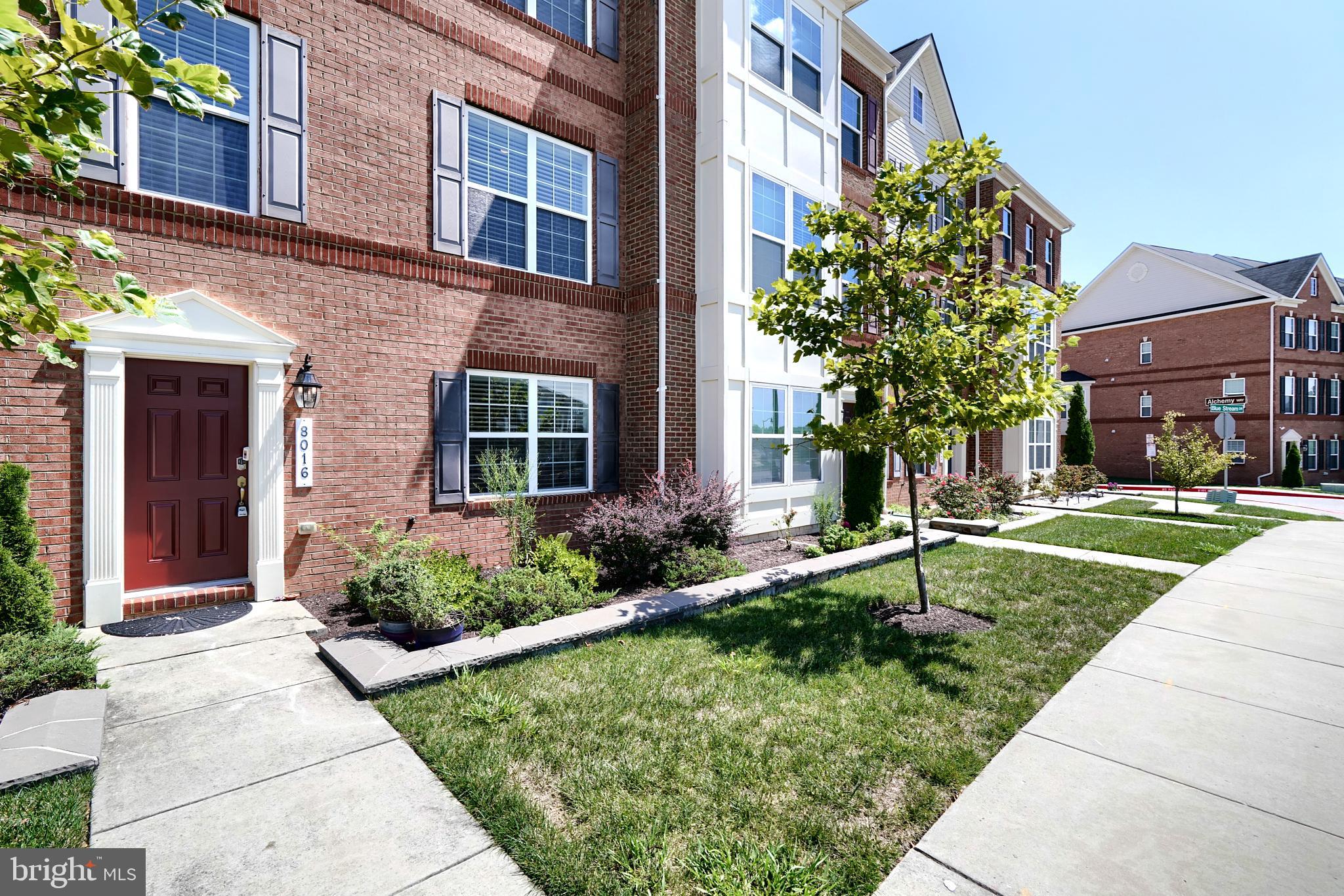 This well-maintained 4-level end unit townhome features 3 bedrooms, 3 full bathrooms, 2 half baths, and a 2-car rear garage, offering spacious and comfortable living. The entry floor boasts foyer entry with hardwood, sitting area with carpet. Main floor with hardwood flooring and a chef's kitchen with granite counters, dine-in island, half bath, deck entry from kitchen/dining, and walk-in pantry. The luxurious owner's suite, additional bedroom with walk-in closet, and laundry area are located on the upper levels, while the 4th level includes another bedroom with a full bathroom, walk-in closet and Loft balcony perfect for relaxation. The prime location allows for easy commuting to Baltimore and DC, and it is part of Howard County's prestigious blue ribbon schools. This townhome is part of the Blue Stream community, offering open green spaces, upscale amenities, and a vibrant community atmosphere. Residents can enjoy the covered pavilion and grills, playgrounds/tot lots, hiking trails, sidewalks, and more, providing endless opportunities for recreation and relaxation. With its prime location and functional design, this townhome is an ideal choice for those seeking an active lifestyle and comfortable living in Howard County. Tenant Qualification's: 700+ credit score, Income: 1:3 ratio, no evictions or no criminal background.