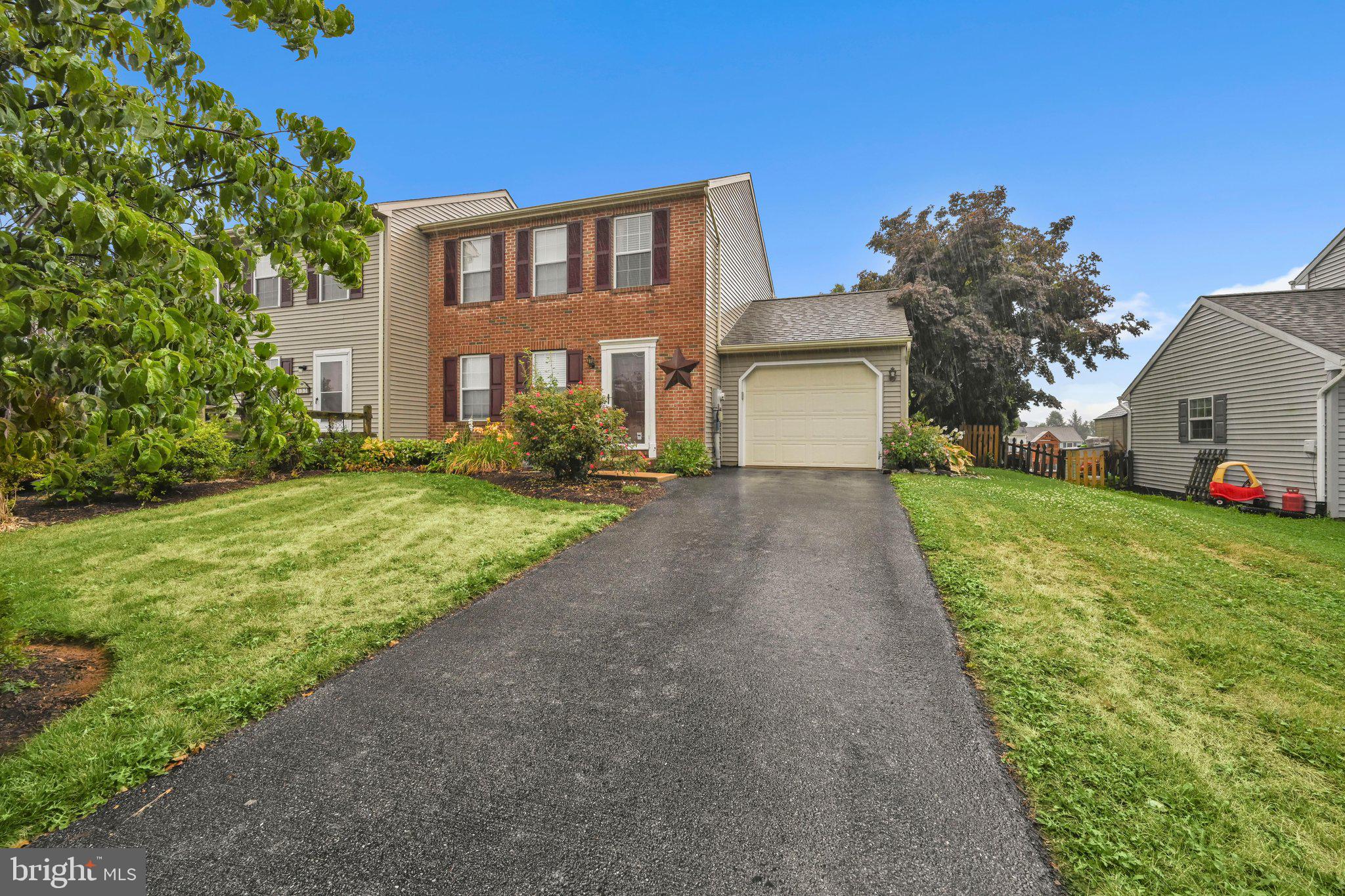 Welcome to 139 Chelmsford Drive, a charming brick-front end-unit townhome offering comfort, convenience, and low-maintenance living. This well-maintained home features three spacious bedrooms, one and a half baths, and durable luxury vinyl plank (LVP) flooring throughout most of the interior. Enjoy the efficiency of economical natural gas heat and a tankless water heater for endless hot water. Step outside to a fully fenced backyard, perfect for pets, play, or entertaining, along with a storage shed for all your outdoor essentials. Conveniently located with easy access to Routes 441 and 30, this home provides an easy commute to both Lancaster and York while keeping shopping, dining, and everyday amenities close at hand. Don't miss the opportunity to make this inviting townhome your next home!