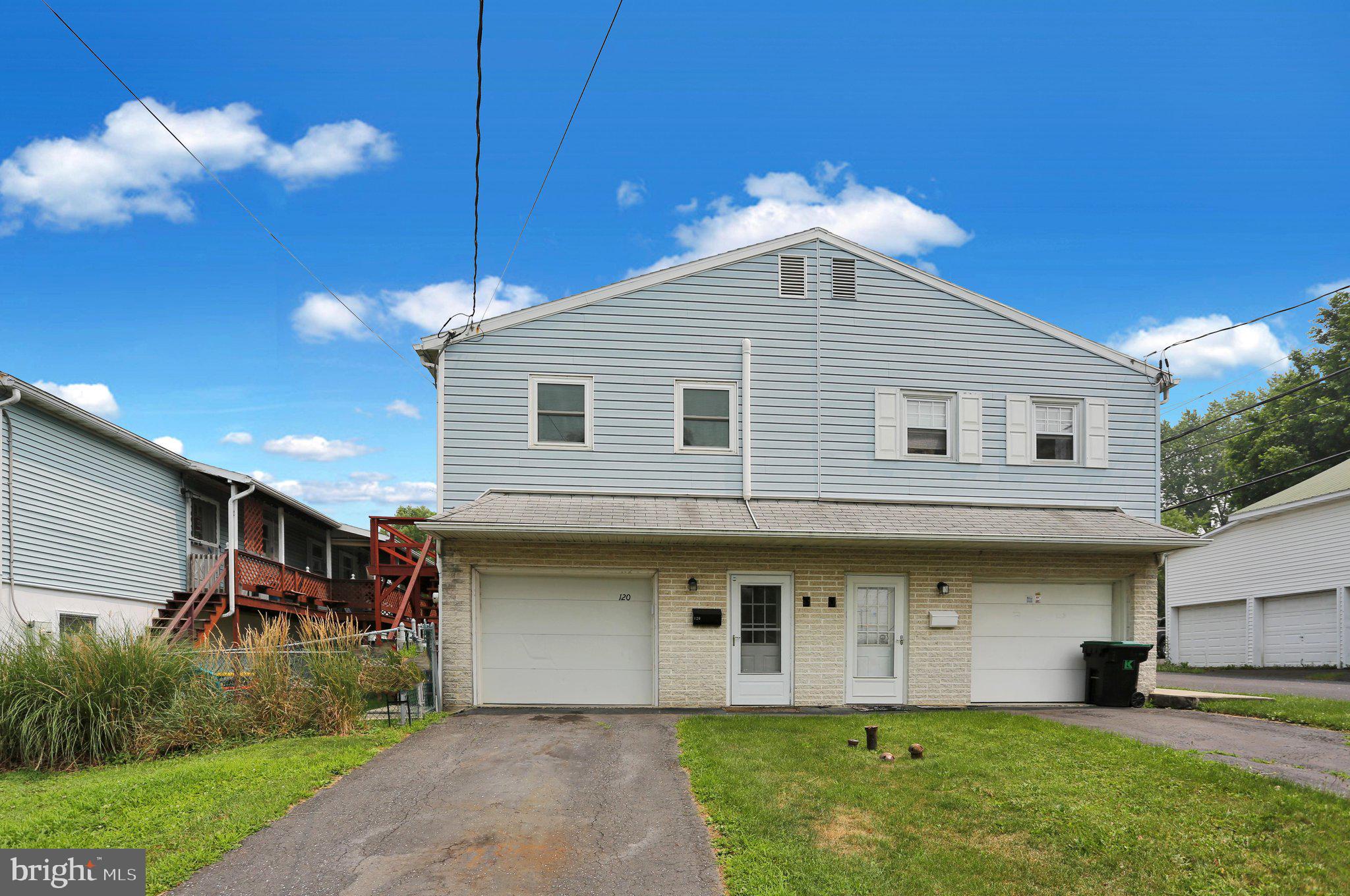 Experience convenient in-town living on a side street in the quaint town of Orwigsburg, situated just a short distance from all the town square activities and amenities. The property has a unique floor plan which provides optimal living space inside and out as well as an abundance of natural light.
The second level (main living level)  features an open dining and living space, two bedrooms, and a full bath, with attic storage located above the main bedroom. The living room opens to a deck perfect for grilling or relaxing, which has steps leading down to a fenced yard with a storage shed.
On the first floor, a garage connects to the entrance hall, which features an open stairway up to the second level. This first floor offers nearly 600 square feet of additional space with a private side entrance and a bath, making it perfect for a private office, home gym, or an in-law suite. Additionally, it includes plumbing and a 220 line if you would like to add kitchen amenities.
Call now to schedule an appointment!