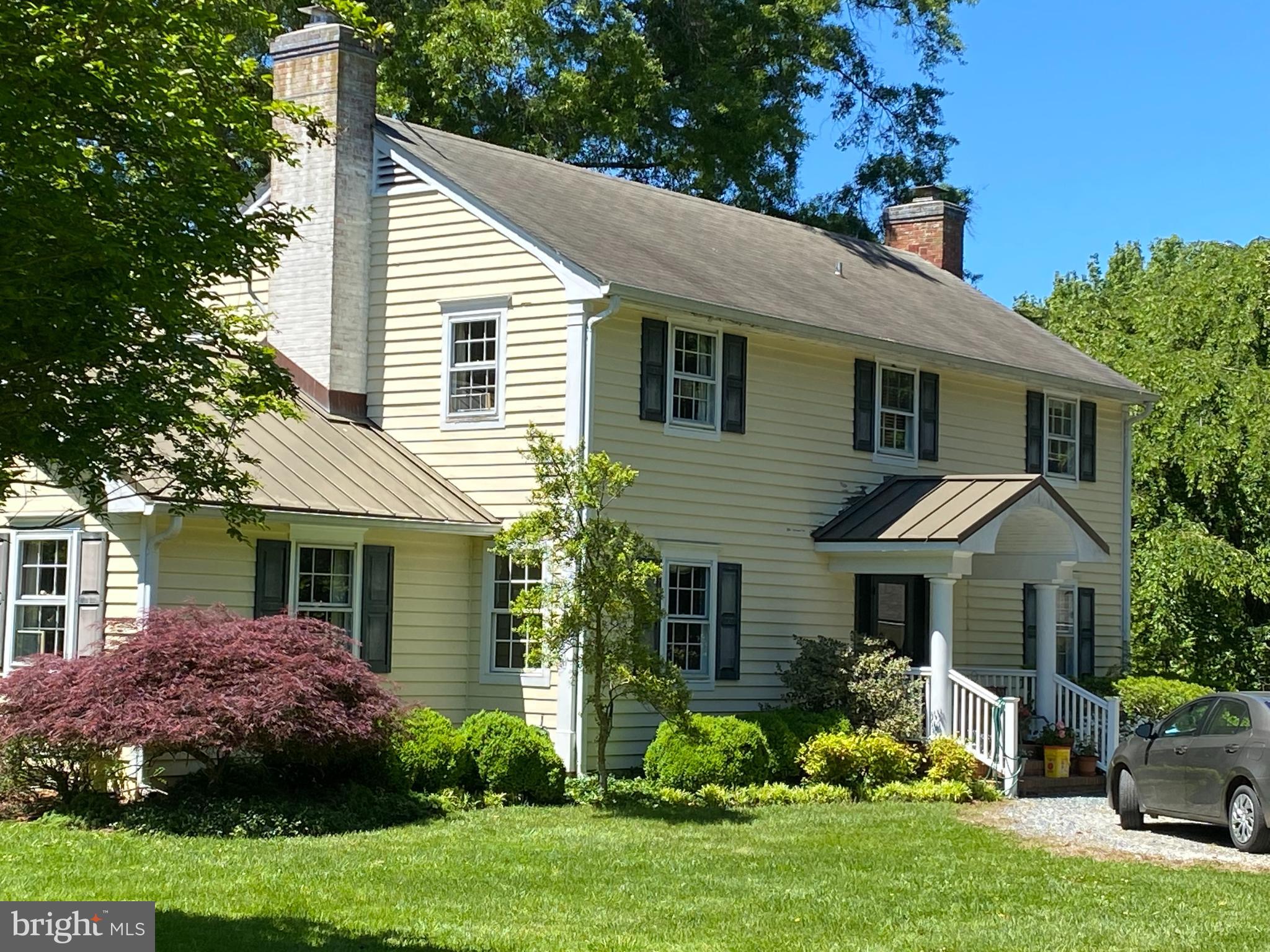 Traditional center hall colonial remodeled in 2006 with glassed sunroom and family room overlooking the water. Gorgeous sunsets over the river. The lot is high and well drained, and the shoreline is rip-rapped.. Bailey's Neck and Peachblossom Point are off Rt 333 a/k/a "the Oxford Road," which has far less traffic than Rt 33 "the St. Michaels Road". Llandaff RD provides quick access to Route 50. 
Talbot Country Club nearby.
15' x 19' Ipe deck with built-in benches on water side pf house.
20 x 21 two car garage with overhead storage, radar garage door openers. Most rooms have recessed lighting  
Planking on dock can be slippery--- please be careful.
"Spring Cove" has been dredged to 4 ft MLW right up to most of the docks. Was 4 ft when checked earlier this summer but arrange to do your own checking.  Great views westward to the Tred Avon River.
Deed restriction precludes short term vacation rentals at all Peachblossom Point residences.
The kitchen and sunroom and family room are all heated and cooled by the heat pump that is located under the study window. The rest of the house has central air conditioning from the compressors on the north side of the house The rest of the house is heated by electric baseboard heat with individual controls in the various rooms.