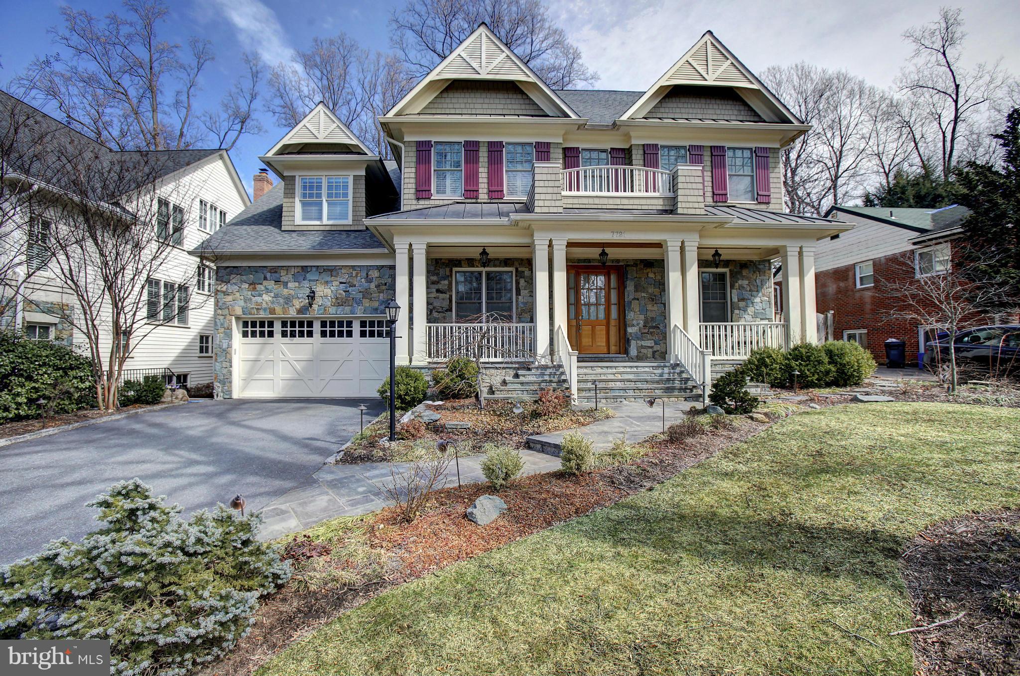 Smashing Chase Builder's masterpiece on one of Bethesda's most sought after streets! Expansive open floor plan, extensive millwork throughout, enormous gourmet kitchen & a sumptuous master suite w/true spa bath & fireplace. Owners have done nothing but improve since new - screen porch added, lush landscape and stone hardscape, master fireplace. Whitman cluster.  4 finished levels.
