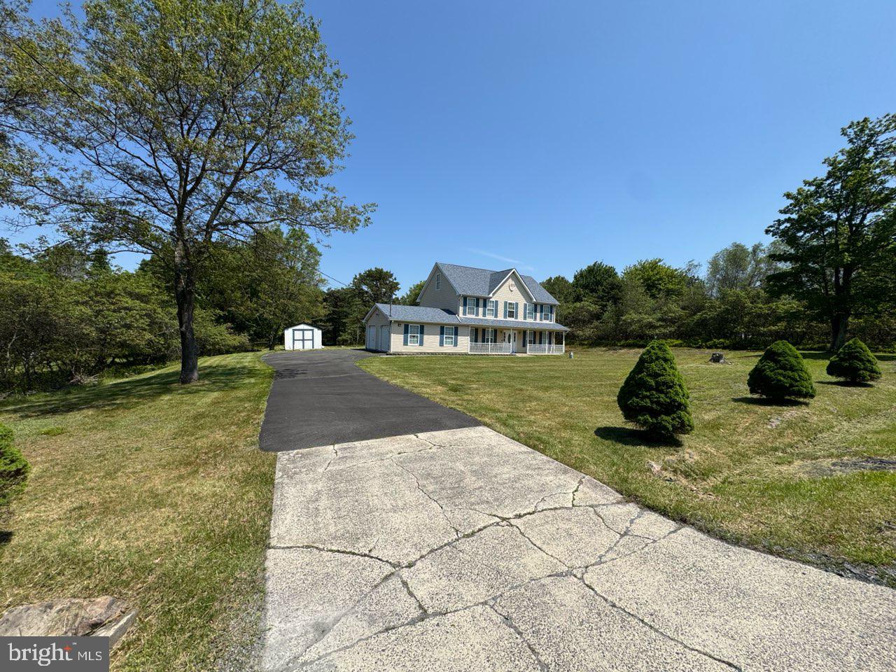 Welcome to this beautifully maintained 3-bedroom, 2.5-bath Colonial nestled on over an acre of land in the desirable Sierra View community of Chestnuthill Township. This home offers a perfect blend of space, comfort, and functionality with a thoughtfully designed layout ideal for everyday living and entertaining. The main level features a spacious family room, living room, and formal dining room-all centered around a large, inviting kitchen. The kitchen boasts a center island, ample cabinetry, a bright eat-in area, and direct access to the backyard, making indoor-outdoor living a breeze. Upstairs, the expansive primary suite provides a relaxing retreat with a private full bathroom complete with a jetted tub and a generously sized walk-in closet. Two additional bedrooms and a full bath complete the second floor. The finished third-floor attic offers versatile bonus space-perfect for a home office, playroom, gym, or guest area. Additional highlights include a 2-car garage, a large driveway for ample parking, and a storage shed. Enjoy the privacy and room to roam on your oversized lot while still being part of a community that offers fantastic amenities, including an outdoor pool, clubhouse, playground, and basketball courts. Don't miss the opportunity to make this wonderful property your next home! Schedule Your Showing Today!