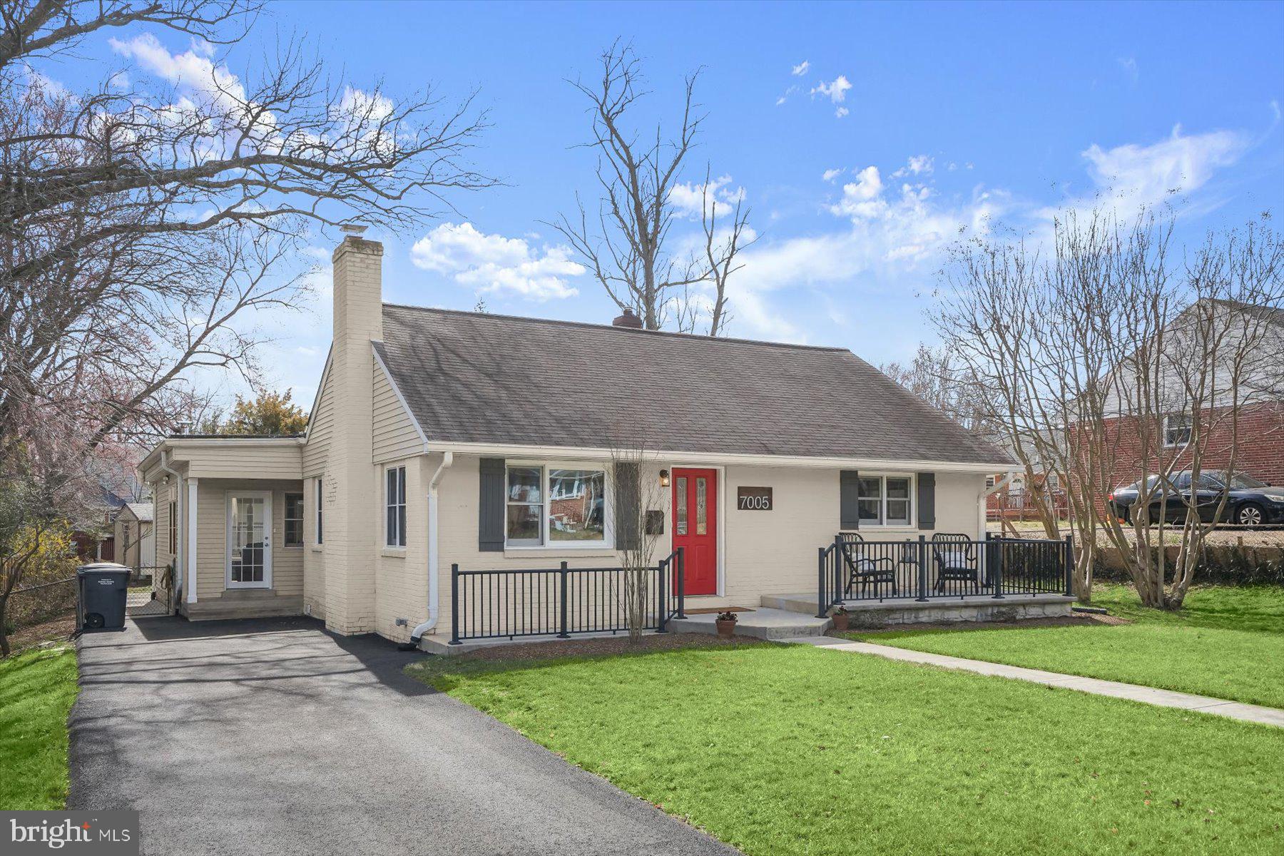 *Just Listed & Open Sunday 1-4pm* Welcome to 7005 Hickory Hill Road in desirable Broyhill Park! This expanded & charming Cape Cod offers 4 spacious bedrooms, plus an office and 2.5 baths, with the primary suite and 2 secondary bedrooms conveniently located on the main floor. The home boasts 2,333 sqft of living space, providing ample room for both relaxation and entertaining. Cozy up by the gas fireplace in the inviting living room or enjoy the warmth of the wood burning fire in the primary bedroom, which also features a private ensuite bath.
The updated eat-in kitchen offers modern finishes and plenty of space for cooking and meal prep. Off the kitchen is a large family room addition,  filled with natural light from floor to ceiling windows, features a wood stove and provides an ideal space to unwind. From here, step out to the large patio over looking the mature landscaped backyard or enjoy the screened porch for an additional outdoor retreat.
Upstairs, you'll find the 4th bedroom as well as a versatile bonus room that can be used as an office, loft, or additional living space to suit your needs. The laundry room is on the main level and has some additional storage. Freshly painted throughout, this home is move-in ready, with a new driveway and back patio. 

With a prime location just minutes from major commuter routes like Rt. 50 and 495, this home offers unbeatable convenience for easy access to shopping (Mosiac District is very close), dining, and transportation.  Enjoying hiking, picnicking or the play ground at Roundtree Park. This one is a 10+ with beautiful updates, a great neighborhood and amazing location.
*Offer deadline of 5pm on March 23rd.
