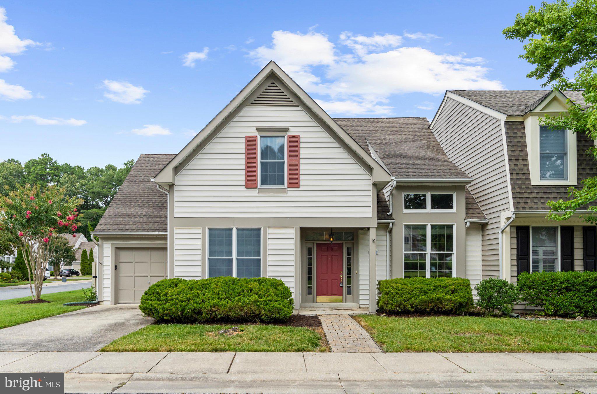 Welcome to 28484 Woods Drive, nestled in the highly sought-after Easton Club community on the desirable west side of Easton, Maryland. This beautifully maintained home offers the perfect blend of elegant, low-maintenance living and exceptional community amenities, creating an ideal Eastern Shore lifestyle.

Offering approximately 1,806 square feet, this freshly painted home features 3 bedrooms and 2 full bathrooms. Beautiful wood flooring extends throughout the main living areas, while brand-new carpeting in the upstairs and all bedrooms provides a fresh, comfortable feel. The open-concept floor plan is filled with natural light thanks to generous windows and offers a warm, inviting family room centered around a cozy gas fireplace. Designed for both comfort and convenience, the home also features a highly desirable first-floor primary suite.

The quarterly HOA provides outstanding value by covering lawn care, snow removal, and common area maintenance, allowing for easy, carefree living. Residents enjoy access to outstanding neighborhood amenities, including an outdoor community swimming pool, tennis and pickleball courts, and nearby golf courses.

Conveniently located just minutes from historic downtown Easton, the Talbot County YMCA, shopping, dining, and the scenic walking trails of Idlewild Park, this home also offers quick access to U.S. Route 50 for an easy commute to the Bay Bridge, Annapolis, and destinations throughout Maryland's Eastern Shore.

Move-in ready and ideally located, 28484 Woods Drive is an exceptional opportunity to enjoy comfortable living in one of Easton's most desirable communities.

*** Owner will repair or replace the shattered window in the primary bedroom.