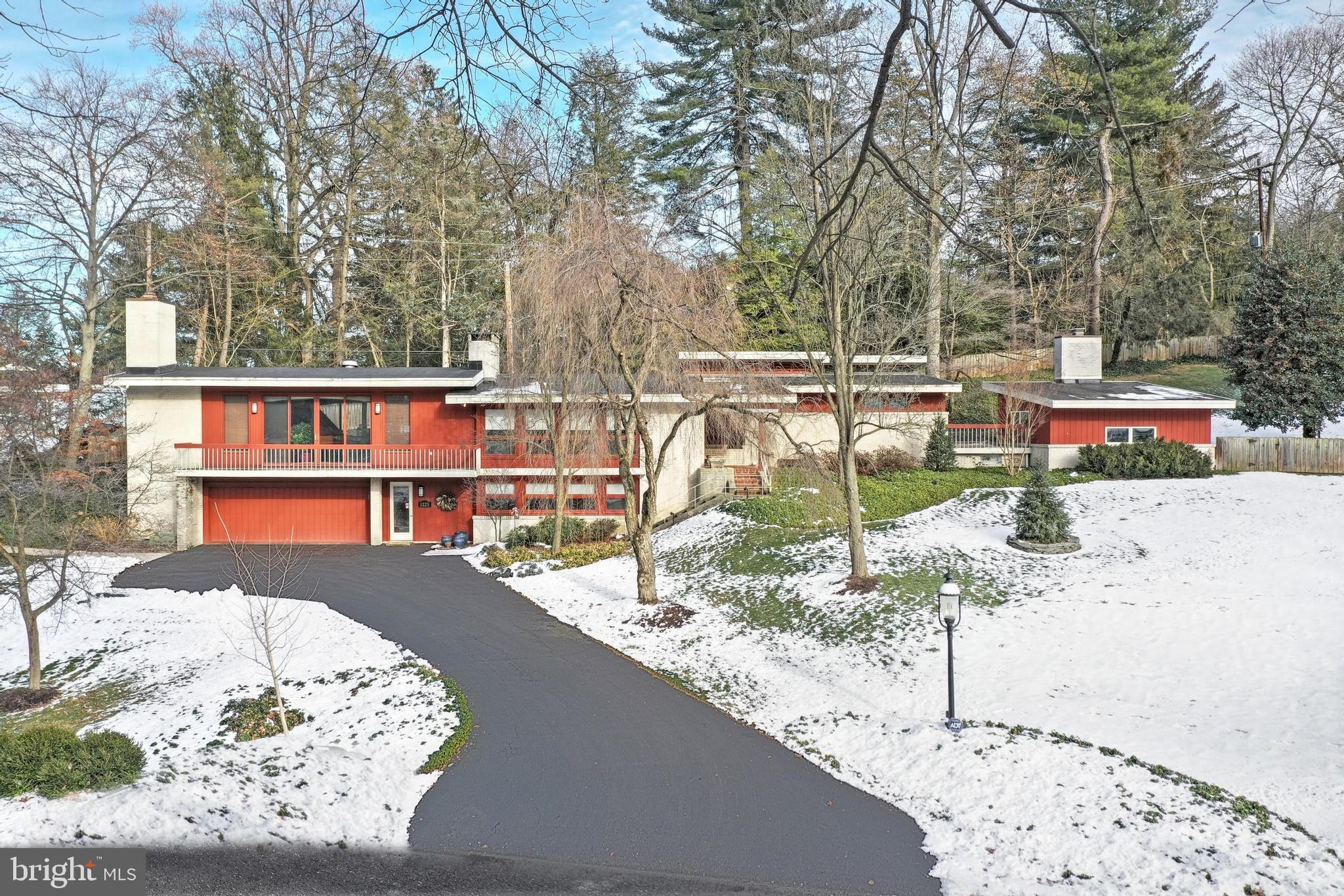 Step inside and fall in love with this fabulous  mid-century modern Rancher in the mature and distinguished Brockie neighborhood. Located in York Suburban School District, this truly unique estate features  4 bedrooms &  2 full baths on a half acre, fenced lot.  A breathtaking 1000 sq ft great room showcases a coffered wood ceiling and is the perfect place to entertain guests.  As you enter this amazing space, you immediately notice the stone fireplace, huge wet bar with locking cabinetry, and amazing view of the Wyndham Hills subdivision. A recent kitchen renovation allows plenty of space for any gourmet cook.  Updated appliances with a granite island and easy access to the private courtyard. You'll find wood floors and a fireplace in the bright dining room.  The parlor adjacent to the kitchen is a cozy place to  grab a book and relax. Down the hall from the tiled reading area, you will find 3 nicely sized bedrooms and a modernized full bath including double vanity sink, tiled flooring, and a stereo system. The immaculate owner's suite is located in a separate wing of the home and features dual changing rooms, walk-in closet, oversized shower,  and a sitting area by a gas fireplace. The elevated windows allow natural light and privacy.  A lower level family room with 4th fireplace is ideal for a home office or daylight play room for children. An oversized 2 car garage includes plenty of storage and work area. The home also features an updated electric system  with a backup generator. A 6 zone, multi system heating service lets the owner comfortably control any area of the 4000+ sq ft home. The convenient location is the icing on the cake ! Walk to York College or the York County Heritage Rail Trail. Only minutes to York Hospital, Apple Hill,  & close to both I83 and Rt30.  Just down the road from the Country Club of York and Regents Glen Golf Course where you can enjoy membership amenities including dining, golf, swimming, and tennis.  Opportunity is knocking, schedule your private tour today !