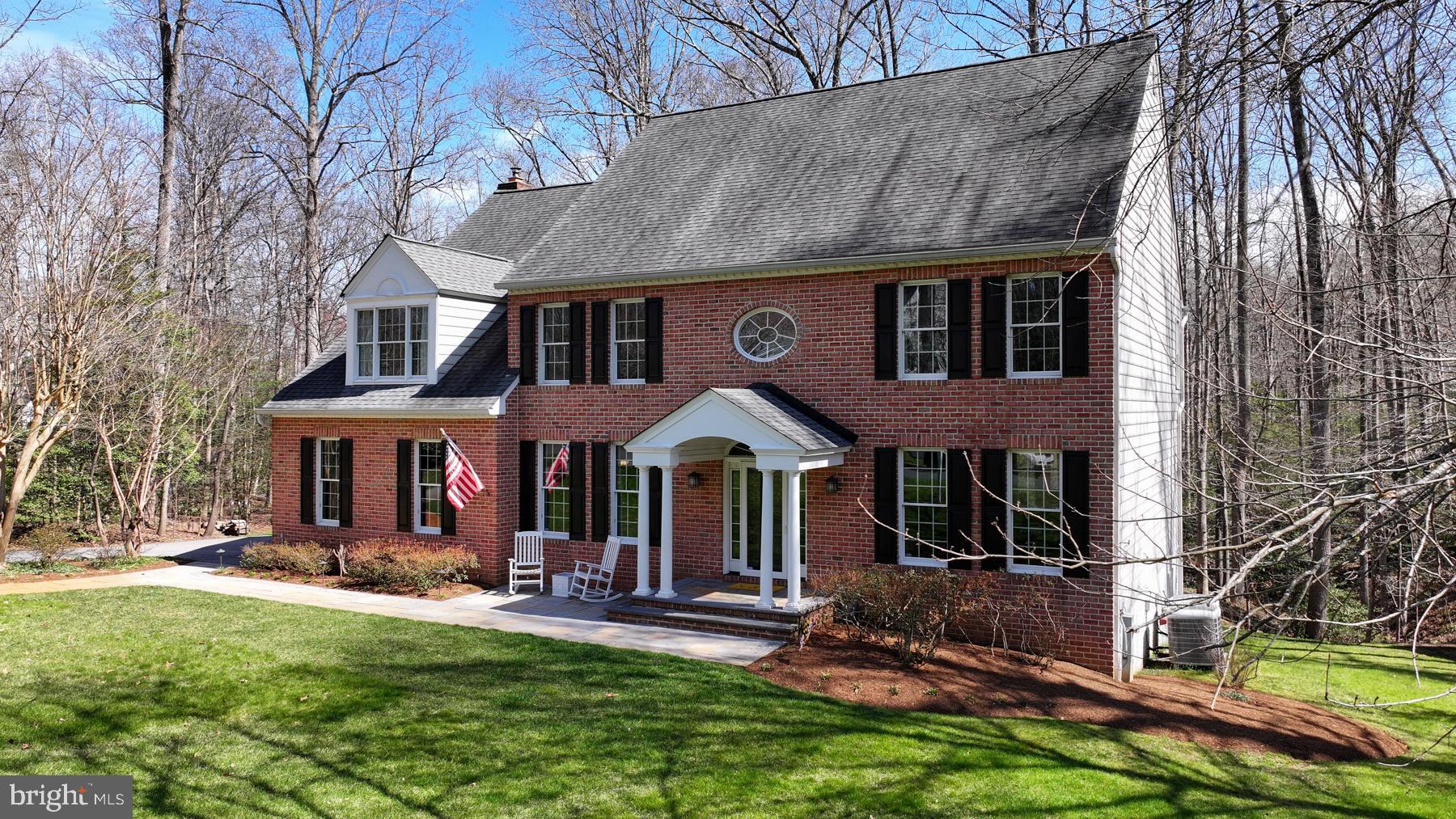 Don’t miss this completely updated, spacious Colonial in the highly desirable water-privileged community of Eagles Passage. Perfectly situated on a private lot backing to serene woods, this home offers a beautiful blend of modern updates and everyday comfort. From the moment you enter, you’re welcomed by gleaming new wide-plank LVP flooring and a grand staircase that sets the tone for the rest of the home. The main level features a private office—ideal for working from home—alongside formal living and dining rooms perfect for entertaining and gatherings. The updated kitchen boasts white painted cabinetry, stainless steel appliances, granite countertops, and an abundance of natural light. It opens seamlessly to a spacious eat-in area and inviting family room with a cozy fireplace, creating the perfect flow for daily living. Just off the family room, enjoy a screened-in porch that leads to a newly redone deck, ideal for indoor-outdoor living.A renovated half bath and functional mudroom off the garage add convenience to the main level. Upstairs, the expansive primary suite features a large walk-in closet and a spa-like bathroom complete with a soaking tub and double vanity. Four additional generously sized bedrooms include one with a newly added en-suite bath, along with a beautifully updated hall bathroom. The upper-level laundry room adds everyday ease. The fully renovated lower level offers a large recreation room with wide-plank flooring, a full updated bathroom, and a versatile bonus room perfect for a gym, guest space, or additional bedroom. There is also ample storage in the utility room. Step outside to a walkout patio with a firepit, surrounded by extensive hardscaping and mature trees that create a private backyard oasis. All of this is located in the amenity-rich Eagles Passage community, offering a pool, picnic pavilion, tot lot, and water access. This is the one you’ve been waiting for.