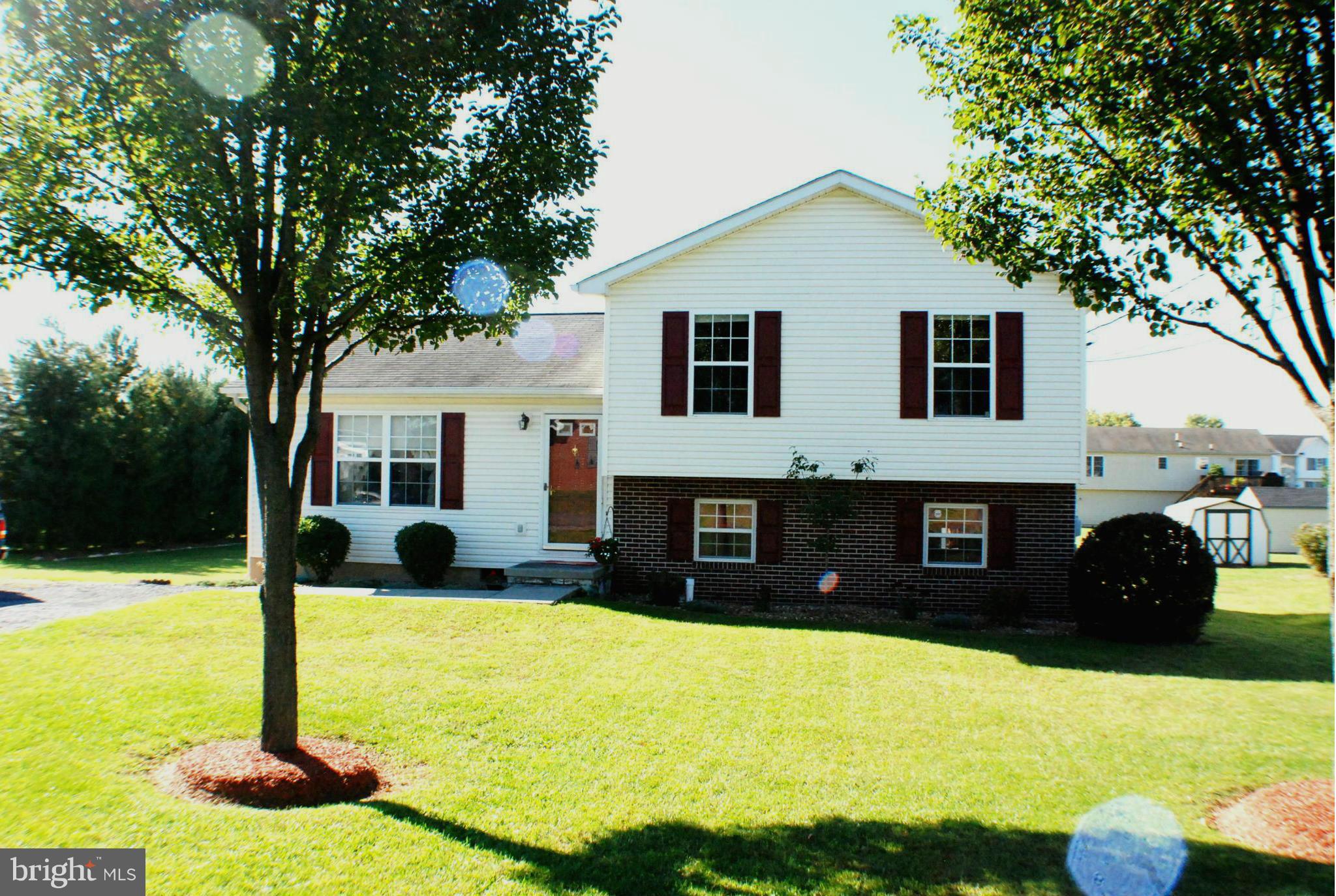 This Home Shows Pride of ownership . Back Yard Oasis enjoy your below deck flower garden or sit on your private deck and enjoy your coffee reading your favorite book. Storage shed has electric making a great place to start those projects .This Bi-Level home has 3 Bedrooms , finished Family room in the basement could be used as 4th BR . Propane Gas log Fireplace Keeping those cold days Cozy .
