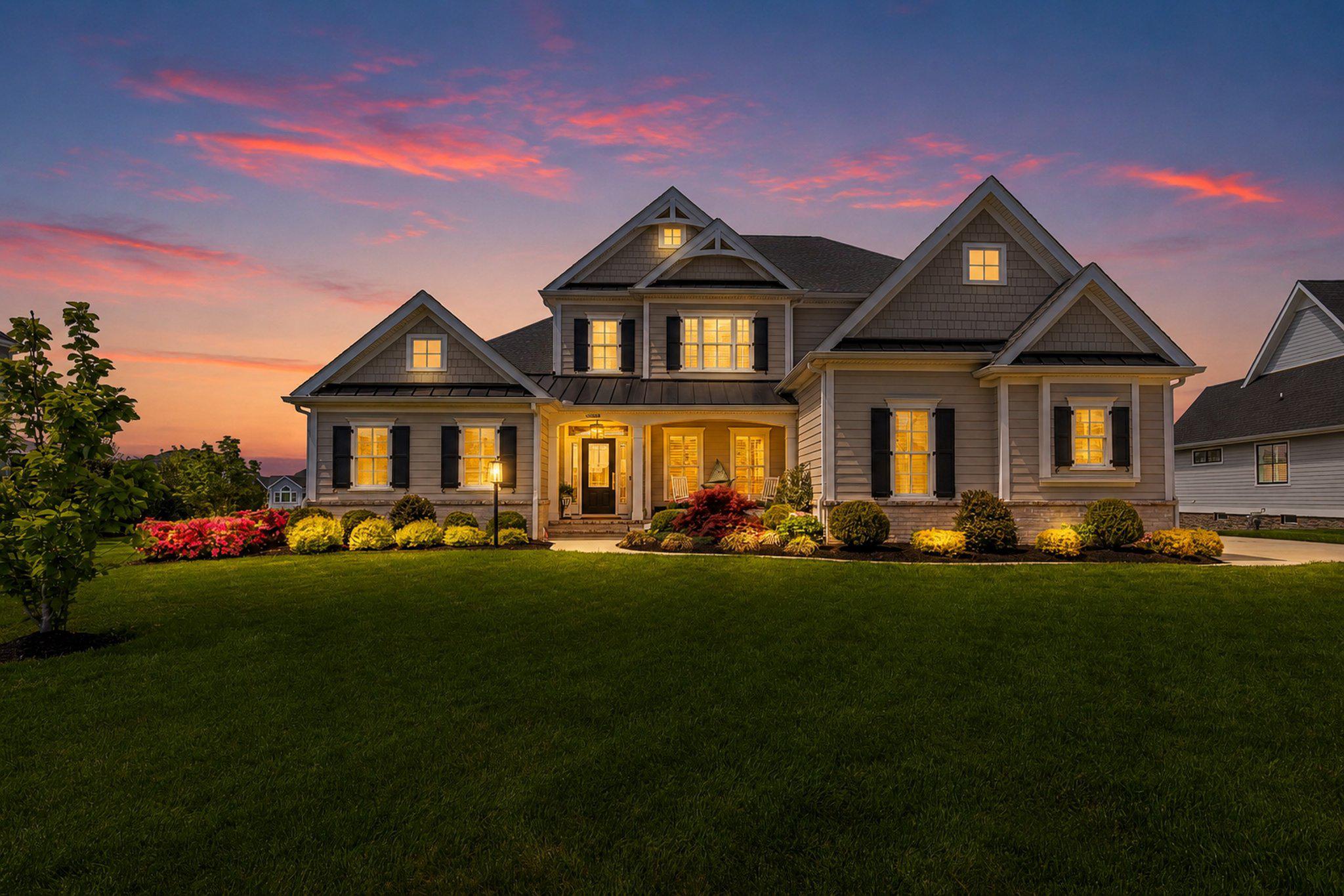 Attention to detail is extraordinary in this stunning coastal-style residence built by Oak Construction, one of Delaware’s most respected custom home builders. Built in 2021, this exquisite home offers a seamless blend of luxury and comfort with 5 spacious bedrooms and 4.5 beautifully appointed  bathrooms. Step inside to an inviting open floor plan featuring crown moldings, recessed lighting, thoughtfully designed living spaces, and beautiful 7" plank engineered hardwood floors throughout the main living areas. The gourmet kitchen is a chef’s dream, showcasing Thermador stainless steel appliances, including a 48" cooktop with double ovens and grill, microwave drawer, and built-in side-by-side column refrigerator and freezer. The oversized 6' x 9' island offers seating for seven and is complemented by Calabria quartz countertops and inset cabinetry, creating the perfect space for everyday living and entertaining.
The family room, anchored by a gas fireplace with custom built-ins, enhances both warmth and character. Stacking glass doors extend the living space into a three-season room, offering effortless indoor/outdoor living.
Retreat to the luxurious owner’s suite featuring two walk-in closets/dressing rooms with a linen closet and professionally designed closet systems. The spa-inspired primary bathroom showcases marble 8" hexagon floor tile with radiant heated floors, a large marble-tiled shower with a corner seat, marble countertops, and a stunning tiled accent wall extending from the vanity to the ceiling behind the mirrors.
Additional bedrooms offer ample space and comfort throughout, and all closets throughout the home feature professionally designed closet systems.
The recently finished lower level provides exceptional flexibility for recreation and entertaining, featuring a spacious game room, dedicated fitness room, and a full bathroom with marble tile flooring and a marble-tiled shower. Exterior access adds additional convenience and functionality.
Outside, enjoy adjoining open space with serene pond views. Relax on the expansive hardscape patio or take advantage of the community amenities, including a pool and fitness center. Professionally landscaped grounds include underground irrigation.
With an attached side-entry garage and ample driveway parking, this home is designed for convenience and elegance. Experience the exclusive lifestyle this remarkable property offers, where luxury meets comfort in every detail.  The community features, a  pool, and a clubhouse and a fitness center. 
Furniture is negotiable.