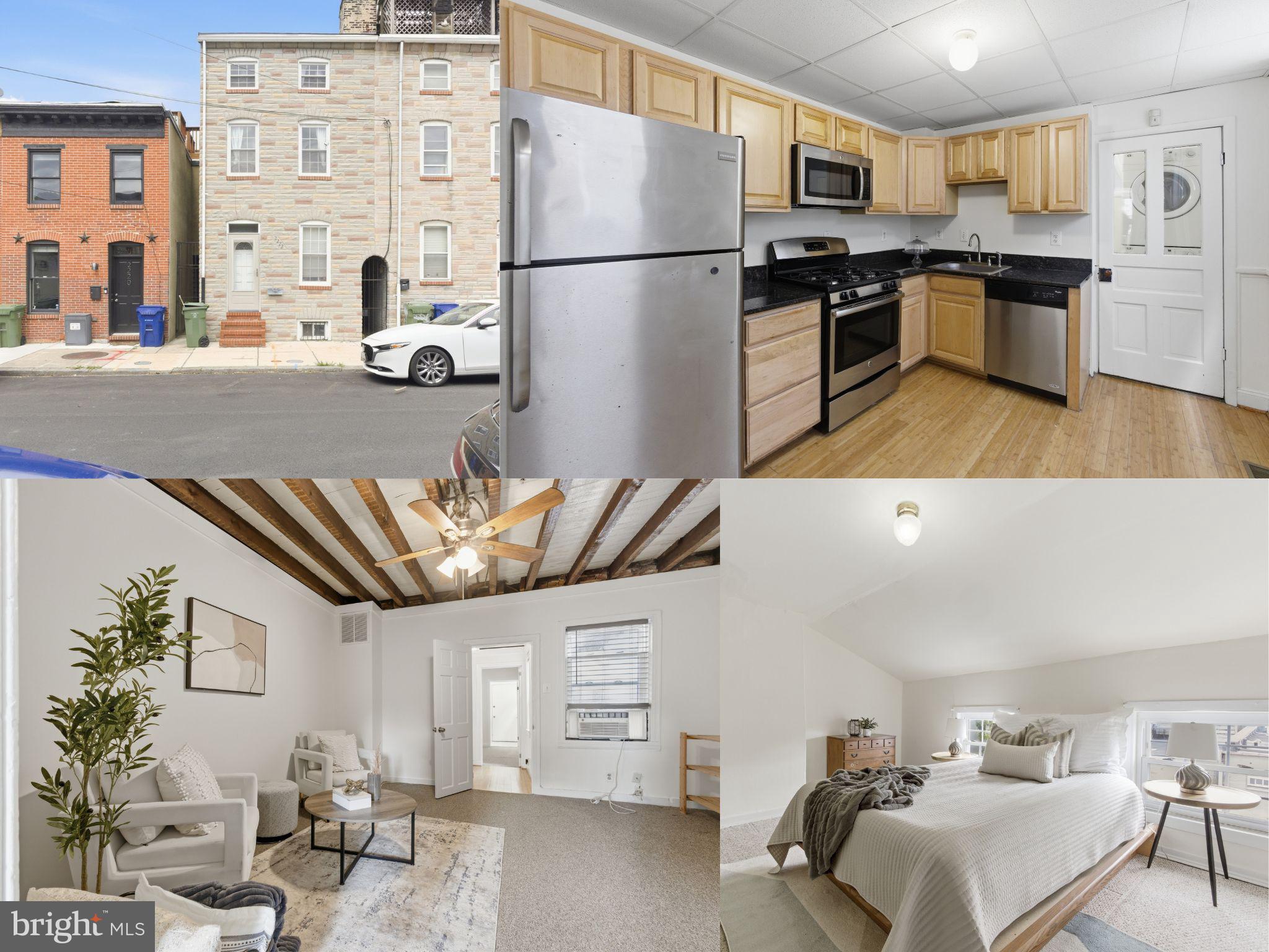 Eligible buyers may qualify for 100% financing with no PMI, with the ability to combine with additional assistance programs. Quick closings available.

Welcome to 2222 Cambridge St, a well-maintained Baltimore row home ideally located right where Fells Point meets Canton, offering easy access to the waterfront, restaurants, shops, and city conveniences.

The main level features a functional layout with separate living and kitchen spaces, providing defined areas for everyday living. A full bathroom on the main level adds flexibility and convenience.

Upstairs, you’ll find additional living space along with another full bathroom, creating a practical setup for guests or shared living.

The home offers a layout that is both efficient and comfortable, with the opportunity to enjoy city living in one of Baltimore’s most well-known neighborhoods.

Located just moments from the Baltimore Harbor, Fells Point, and Canton waterfront, you’ll have access to local dining, nightlife, parks, and walking paths, along with convenient routes for commuting throughout the city.

This home offers a great opportunity to own in a central location with access to everything Baltimore has to offer.