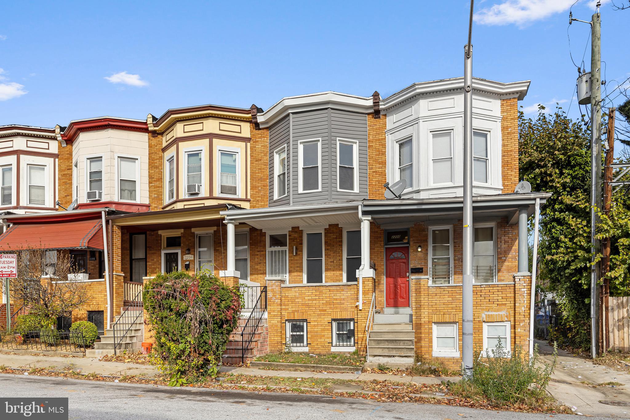 POST AUCTION! Make an offer, buy it now! Deposit: $10,000.

This two-story, porch-front townhouse is located in the Mondawmin neighborhood of Baltimore City. Residents can enjoy the nearby attractions such as the Druid Hill Park, Mondawmin Mall, and Coppin State University. This property is rented. The closest major traffic arteries include Gwynn Falls Parkway and N Monroe St.