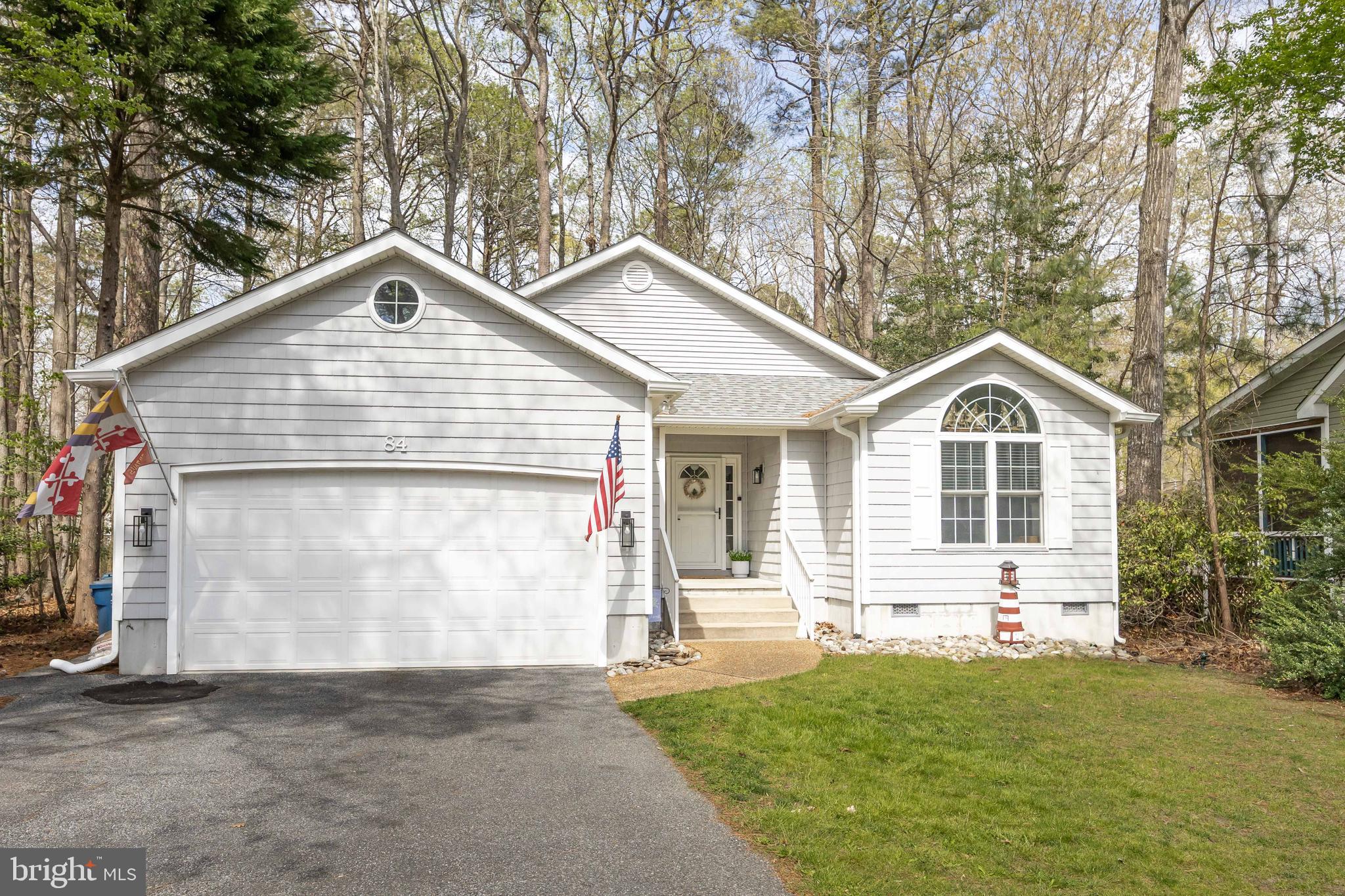 If you’ve been waiting for the right one-level home in Ocean Pines — this is it.

Tucked at the end of a quiet cul-de-sac and backing to a walking trail, this 3-bedroom, 2-bath home offers the kind of floorplans buyers are looking for. Vaulted ceilings and hardwood floors carry through the main living space, creating an open, easy flow for everyday living and entertaining.

The primary suite is set apart for privacy and features a tray ceiling, window seat, walk-in closet, and en suite bath. Bedrooms 2 and 3 share a full bath — ideal for guests or flexible use.

An added bonus is the four-season room offering valuable living space year-round — perfect for morning coffee, relaxing, or hosting — all overlooking a spacious backyard with mature trees.

End-of-cul-de-sac location, 2-car garage, and direct access to nearby walking trails make this one stand out.

Living in Ocean Pines means access to indoor and outdoor pools, golf, pickleball, tennis, a yacht club, marina, and more — plus you’re just minutes from Ocean City beaches.

Homes with this floorplan, location, and setting don’t come up often - book your appointment now!