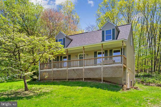 If you've been searching for land, privacy and room to grow - this is it! This Cape Cod offers 3 bedrooms, a dedicated office and 2.5 bathrooms with 1446 above ground square feet and 990 of unfinished basement below ground. A flexible layout that fits today's lifestyle. Whether you need work from home space, room to spread out, or future potential - this home delivers. This well maintained home is full of opportunity and perfect for buyers looking to add their personal touch all while enjoying the benefits of acreage and space. This home features Geo Thermal Heating and Cooling -A Major energy savings Geothermal heat pumps can reduce heating energy use by 30-60% and cooling energy use by 25-50%! Step outside and enjoy the real standout - 2.4 acres of land. Perfect for entertaining, gardening or simply enjoying peace and privacy. roof 2025, Geo Thermal 2019, refrigerator 2020, Dishwasher 2020, Range 2026, Microwave 2026, 
Basement Waterproofing 2024. Multigenerational Family Homestead additional MLS#MDHR2053976