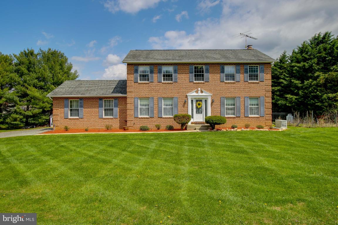 Beautiful, large 5 bedroom 3 bath Colonial on 1 acre lot on quiet cul-de-sac.  Enjoy this spring & summer in private backyard with inground pool, deck with ramp, patio and nice landscaping.  This home shows pride of ownership with many updates to include large open concept kitchen, dining and family room, updated kitchen and bathrooms.  With over 3100 sq. ft, it is a great home for entertaining and large gatherings. Fantastic kitchen features custom cabinets, granite countertops, large island with additional prep sink and breakfast bar. Nicely designed for all your storage needs including large pantry and wine cooler.  Flexible floor plan includes: Formal LR with direct access to full bath -option for guest / in-law suite;  Main level office or formal dining room; and Mud room with option for 1st floor laundry. Spacious second floor features 5 bedrooms and second floor laundry room.  Large updated master bedroom with his and hers closets and Master bath with walk in shower and double vanity. 4 additional nice sized bedrooms and updated bathroom with large tub/shower.   Convenient second floor laundry room which also provides additional space for your needs - craft area, storage, etc.  Energy efficient with solar photovoltaic system and great peace of mind from the whole home generator.  Great location just off Rt 32, with easy commute to all major highways.  Video Tour is available - see Video icon at top of listing