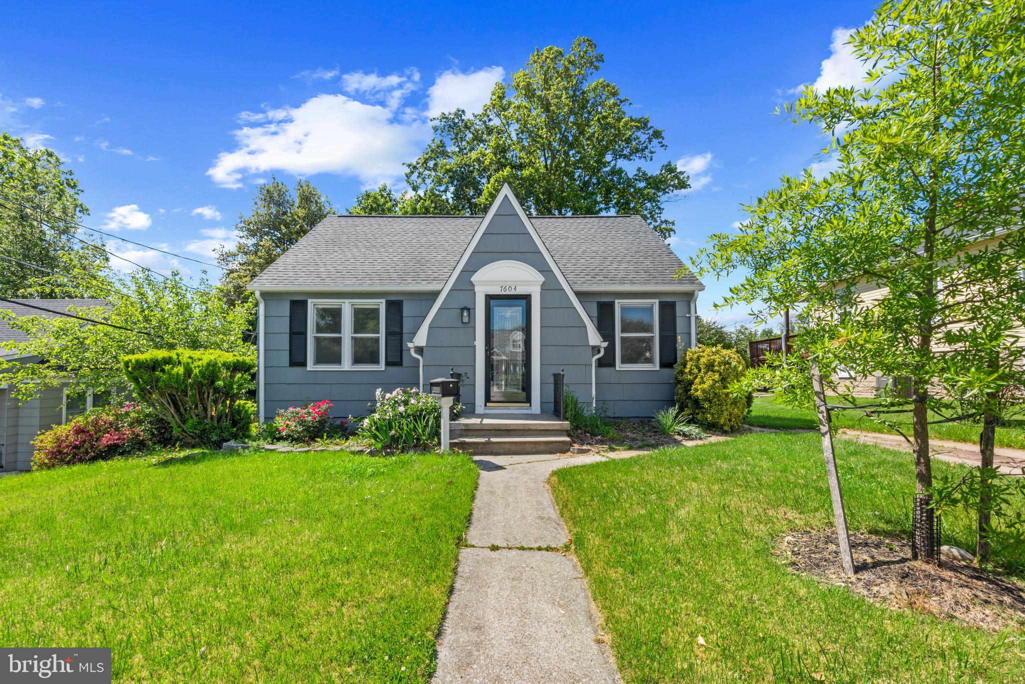 Welcome home to 7604 Queen Anne Dr.  Get ready to fall in Love with this cozy 4-bedroom 3 bath Cape Cod style home recently upgraded. Complete with 2 bedrooms and one full bath on the main level as well as 2 bedrooms and one full bath on the upper level, this home is currently set up as a single-family home. This property offers flexibility—it can easily be converted into a two-family residence or a home with an in-law suite to suit your needs.   The finished walk out basement, complete with 1 full bathroom is ideal for hosting extended family or can even be converted into an office area or storage space -- the possibilities are endless. Situated on a quiet street and backing to mature trees, this home offers privacy, calmness and a large deck and sunroom on the back of the house, that invites you to relax and enjoy the peaceful surroundings.  Nestled in a Great location, this home offers the convince of shopping, dining and access to major highways. 

Don't wait to snag this charmer before someone else does!