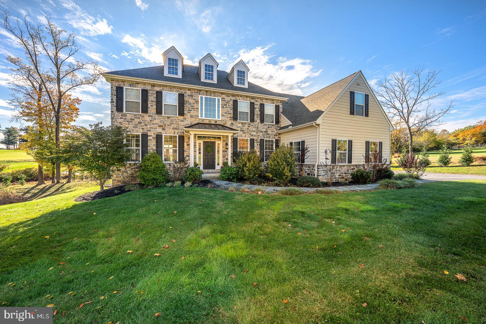Seller willing to pay points on buyer mortgage with acceptable offer! This exquisite home offers a picturesque setting for golf enthusiasts and those seeking luxurious living without the constraints of an HOA.  Nestled near the 4th hole of the prestigious Golf Course At Glen Mills, this property boasts sweeping views that extend several hundred yards across the meticulously manicured greens. Beyond it's prime golf course location, it is a haven of privacy, sitting on a secluded 2-acre parcel within the renowned West Chester School District.


The main level of this residence is a testament to both elegance and functionality. As you enter, a  2-story marble foyer welcomes you, setting the tone for the exceptional craftsmanship throughout. The main level also features a convenient half bath, living room and dining room, both separated by  French doors. An office, also adorned with French doors, offers a serene & convenient workspace. The heart of the home is the eat-in kitchen, which showcases top-of-the-line Viking appliances, granite countertops, and an open layout that seamlessly flows into the cathedral family room. This inviting space is graced by a mica stone fireplace and oversized windows that frame panoramic golf course vistas. The entire main level is adorned with on-site finished hardwood floors, creating a warm and cohesive ambiance. 2 sets of french doors to the deck grace this floor allowing ease of access to the rear trex deck.

 

The upper level of the home is dedicated to comfort and luxury. The Primary Bedroom Suite is a true retreat, featuring two walk-in closets and additional spaces that can be customized to fit your needs - a sitting room, an office, a nursery, or even a Peloton room. The primary bathroom is a sanctuary of its own, adorned with 5x6 ft quartz tiles, a stone shower, glass frameless doors, and travertine floors. Three more generously sized bedrooms and a full hall bathroom with travertine tile floors complete the upper level. Additionally, the laundry room provides convenience with ample cabinet storage and a sink; this space could easily be converted into a third bathroom if desired.

 

The lower level of the home presents an impressive feature, think multi-generational  or inter-generational. It includes cabinets with granite countertops,  laundry closet with full size washer and dryer, stainless steel dishwasher & fridge, and a breakfast bar that opens to the combined dining and living area. Another mica stone fireplace graces this level, while an abundance of windows floods the space with natural light and offers stunning golf course views.  One bedroom & One office with windows and closets, as well as a full bathroom with travertine tile flooring and a frameless glass shower enclosure, make this level a comfortable and private full living space. High ceilings and soundproofing in the ceilings enhance the sense of luxury and tranquility. The lower level also has its own HVAC system, a paver patio, and a separate driveway for a private entrance. 

 

The exterior of this home is a testament to quality and durability, featuring genuine mica stone and cedar impressions on the 3-car side load garage. The garage boasts granite grip flooring, adding a touch of luxury to the practical side of life. This home is a unique gem that seamlessly combines elegance, functionality, and the freedom to enjoy the golf course lifestyle without the encumbrance of an HOA fee.

 

UPDATES: Roof 2020;  Trex Deck 2021; 115 additional privacy trees 2021; Interior repainted 2021;  New carpet throughout 2021; Lower level french doors 2021.   Thornbury Park (2 miles),  Ridley Creek State Park (4 miles)
WAWA Septa Train Station (6 miles), Commodore Barry Bridge to NJ (13 miles), Wilmington, DE (16 miles), PHL Airport (21 Miles)

 

Schedule your private showing today!