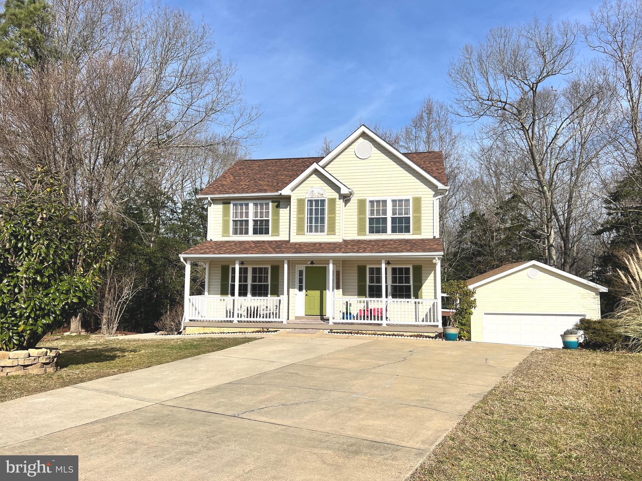 Beautiful and updated single-family home. Welcome to the amazing community with a pond and playground. This property backs up to the woods to provide privacy and serenity. There is plenty of room for cooking and grilling or relaxing after a long day at work.  The office room on the first floor with a large window brings a lot of natural light.  The first deck is a walkout from the kitchen to the outdoors to enjoy nature, from there you can walk to the patio on the ground level. There is plenty of room to enjoy your stay at home. 3 good-sized bedrooms, 2 full baths upstairs, one bedroom, one full bath in the finished basement, and half bathroom on the main level. Beautifully updated kitchen with granite countertops. 
Garage 20 x24 & Shed 8 x14. Two licensed daycares in the neighborhood. Only 10 min from PAX River. Excellent credit and a clean background are needed.