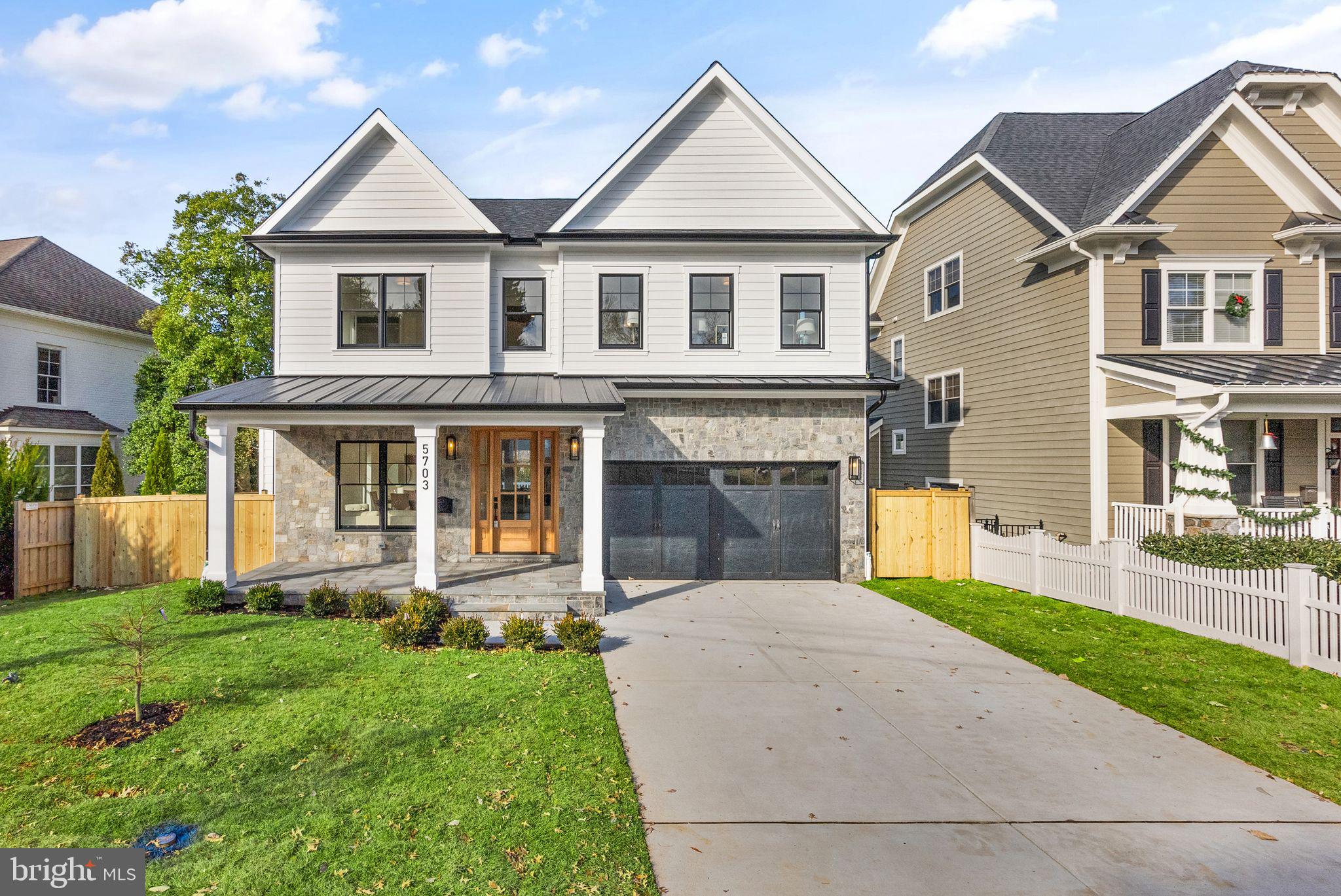 Welcome to your dream home in a highly coveted Bethesda neighborhood! This stunning new construction, just completed, offers a perfect blend of elegance and modern living. Spanning nearly 4800 sq ft, this property features an impressive layout with 5 spacious bedrooms and 4.5 well-appointed bathrooms.

The gourmet kitchen is a chef's delight, equipped with state-of-the-art appliances, white cabinetry, and exquisite countertops. The luxurious living spaces are characterized by an open-concept design, high ceilings, and large windows that flood the space with natural light.

Every detail of this home has been carefully selected to create a sophisticated and welcoming ambiance, with beautifully appointed finishes throughout. The great backyard is ideal for entertaining or enjoying peaceful outdoor moments, offering a true oasis in your own home.

Situated in a desirable Bethesda neighborhood, this home provides easy access to top-rated schools, shopping, dining, and entertainment. This exceptional home is a rare opportunity to experience the perfect combination of luxury, comfort, and convenience in Bethesda's finest real estate.