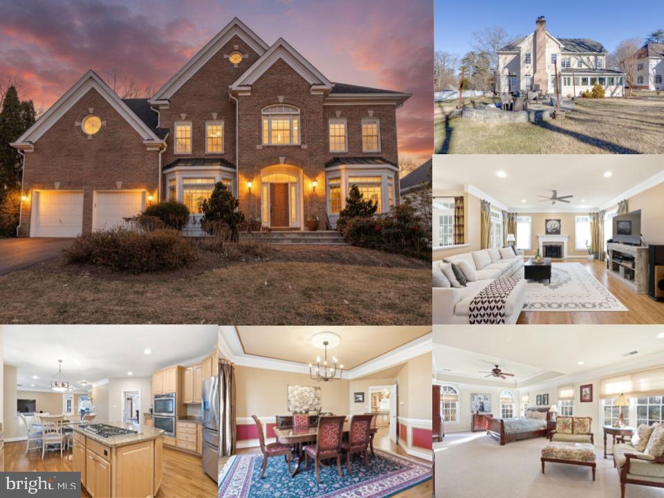 Welcome to 9005 Littleton Street, an exceptional brick-front colonial offering over 5,500 square feet of sophisticated living on a beautifully level .53-acre estate lot in one of Fairfax’s most sought-after neighborhoods, within the Woodson High School pyramid. Built in 2002 and thoughtfully designed for elegant living and effortless entertaining, this residence blends timeless architecture with generous, light-filled spaces.

A grand foyer sets the tone, where rich hardwood floors extend throughout the main level, flanked by formal living and dining rooms perfectly scaled for refined gatherings. The gourmet kitchen is the heart of the home, appointed with custom wood cabinetry, upgraded granite countertops, premium appliances, a substantial center island, and an expansive walk-in pantry—ideal for both everyday living and hosting with ease. The adjacent laundry room adds discreet convenience and conveniently leads into the 2-car garage.

The sun-drenched breakfast area flows seamlessly into a serene sunroom, creating an inviting space for morning coffee or year-round indoor-outdoor dining. Step outside to an expansive slate patio overlooking the flat, manicured backyard—an ideal backdrop for entertaining, recreation, or quiet relaxation. Inside, the light-filled family room offers a warm yet refined retreat, highlighted by a gas fireplace and oversized windows framing tranquil views.

A private main-level office provides an elegant work-from-home sanctuary with peaceful backyard vistas. Upstairs, the luxurious primary suite is a true retreat, featuring a tray ceiling, dramatic Palladian windows, and multiple walk-in closets. The spa-inspired primary bath indulges with a jetted soaking tub, walk-in shower, recessed lighting, and classic finishes. Four additional bedrooms are thoughtfully arranged in two Jack-and-Jill suites, each with access to well-appointed full baths.

The finished lower level elevates entertaining to the next level, offering a spacious recreation room with a second fireplace and bar area, perfect for hosting or relaxing. French doors lead to a walk-up staircase, filling the space with natural light. A show-stopping media room with tiered theater seating delivers a true cinematic experience. A versatile bonus room—ideal as a gym, guest suite, or hobby space—enjoys access to a full bath, while a large storage and utility room completes the level.

Ideally located moments from I-495, VRE, the Mosaic District, and major commuter routes, this remarkable home offers refined luxury, privacy, and convenience in one of Fairfax’s most desirable and quiet communities. You won't be disappointed when seeing this home - it is a rare opportunity to own a home of this caliber in an exceptional setting.