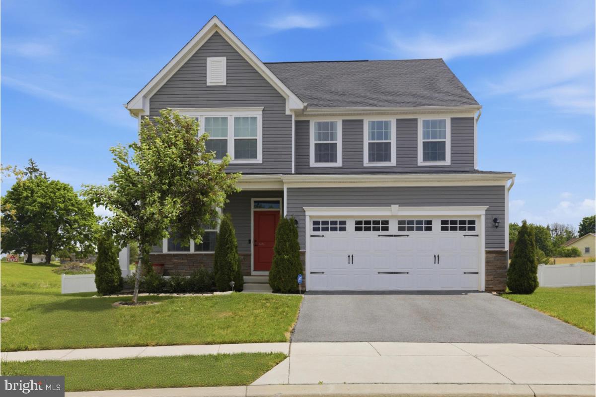 Built in 2022, this beautifully designed single-family home offers over 3,200 square feet of stylish, functional living space with 4 bedrooms and 2.5 baths. Thoughtfully crafted for today’s lifestyle, the open-concept layout creates the perfect setting for both everyday living and entertaining.
The heart of the home is the spacious eat-in kitchen, featuring a large center island, abundant cabinetry, and ample room for dining. It flows effortlessly into the inviting family room, making gatherings feel natural and connected. Just off the kitchen, a private office and convenient half bath provide the ideal setup for working or studying from home.
Upstairs, you’ll find four generously sized bedrooms, including a relaxing primary suite with a huge walk-in closet. The upper-level laundry adds everyday convenience right where you need it most.
The partially finished basement offers excellent additional living space perfect for a recreation area, media room, or play space—and includes a rough-in for a future bathroom and offers a large area for storage.
Enjoy the lifestyle this vibrant community provides, with amenities such as a pool, basketball courts, and a dog park. Ideally located, this home combines modern comfort with a welcoming neighborhood atmosphere ready for you to move right in and make it your own.