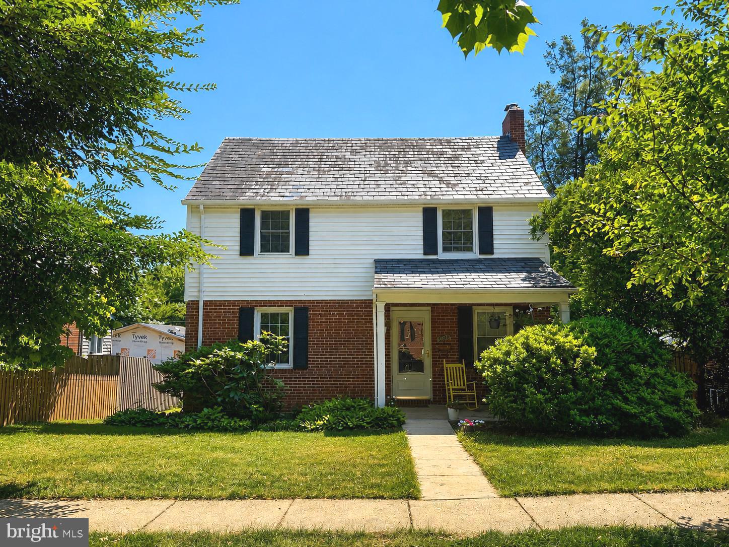 Nestled in the highly sought-after Keswick neighborhood, fondly known to the locals as Alonsoville, and within the coveted Roland Park school district, this beautifully maintained 3-bedroom, 1 full and 2 half bath Colonial offers timeless charm, thoughtful updates, and an unbeatable location.

A welcoming covered front porch provides the perfect spot to enjoy your morning coffee before stepping inside to a spacious living room featuring a classic wood-burning fireplace with mantel. The traditional dining room flows seamlessly into the updated kitchen, where you'll find white shaker cabinetry, granite countertops, and stainless steel appliances (2026). Just off the kitchen, convenient access to the backyard makes outdoor dining and grilling effortless.

At the rear of the home, a bright and versatile sunroom offers endless possibilities as a family room, home office, playroom, den, or even a potential main-level fourth bedroom. A side entrance leads directly to the expansive, level backyard—ideal for entertaining, gardening, pets, or simply relaxing outdoors. There is even a shady garden pergola! The property also offers space for a future parking pad and includes a detached one-car garage for additional storage or parking.

Upstairs, you'll find a spacious, light-filled primary bedroom along with two additional bedrooms connected by a convenient Jack-and-Jill half bath. A full hall bath serves the upper level.

The unfinished lower level provides incredible potential to customize the space to fit your needs. Currently used as an art studio, it also features a half bath, laundry area, mechanical space, and the generous open space that could easily become a recreation room, home gym, workshop, or additional living area.

Recent improvements include a new central air conditioning system and new stainless steel kitchen appliances (2026), offering peace of mind for the next owner.

Located just one block from Stony Run Park, you'll enjoy easy access to miles of scenic walking and jogging trails, green space, and nature right outside your door. Combined with walkability to neighborhood shops, restaurants, parks, schools, and local favorites, this home offers the very best of Baltimore living. Don't miss this rare opportunity to own a classic Keswick home in one of the city's most desirable neighborhoods.