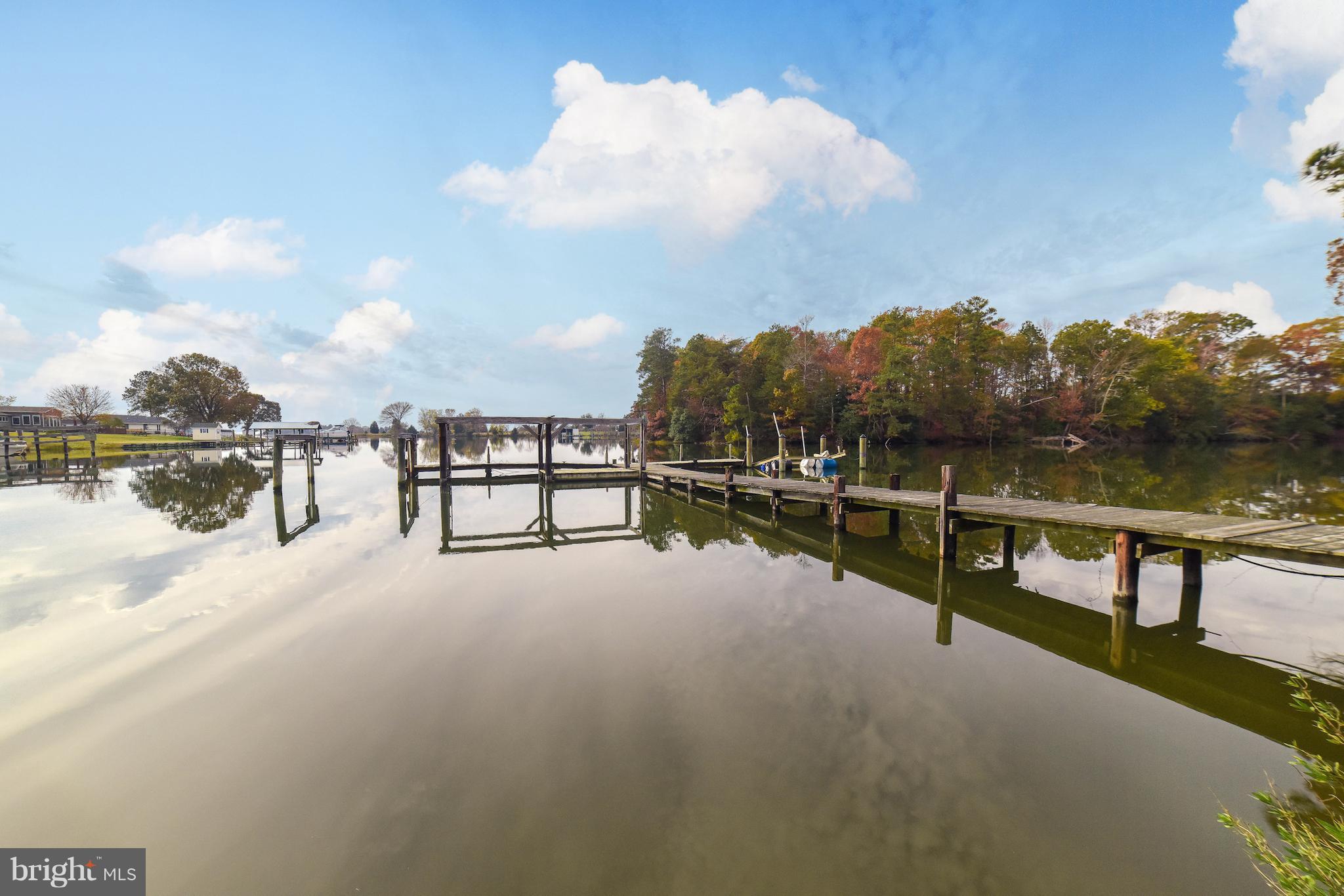 1.1 acres of great waterfront!!  Seller is having dock rebuilt. Driveway was just paved. Home has 4 bedrooms, 2 on main level and 3 full baths that have been beautifully updated. .  Gleaming hardwoods throughout home.  Kitchen features granite counters and stainless steel appliances.  Three season room on waterside  to enjoy the full view of Herring Creek.  One car attached and one car detached garage, with extra space perfect for workshop.  Completely move in ready!!