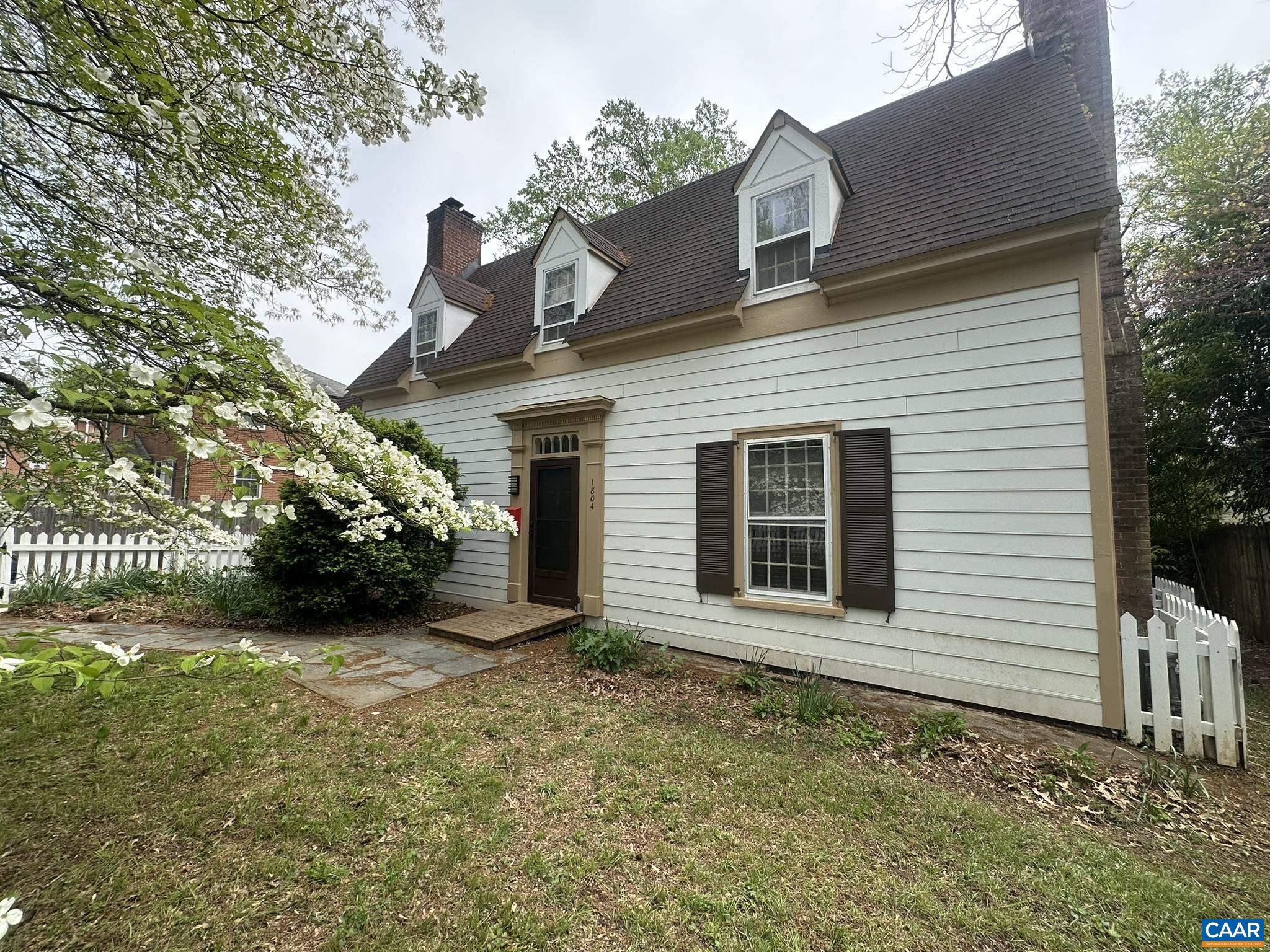 Move in ready! Delightful House with Charm and Character!  Cleaned and Freshly Painted, New Lighting, New Appliances, New Flooring in Kitchens and Baths, UVA Location- Large Yard with Lawn Care Included- Cat OK - Shared Back Yard with Cottage. One Off Street Parking Place- Additional Street Parking