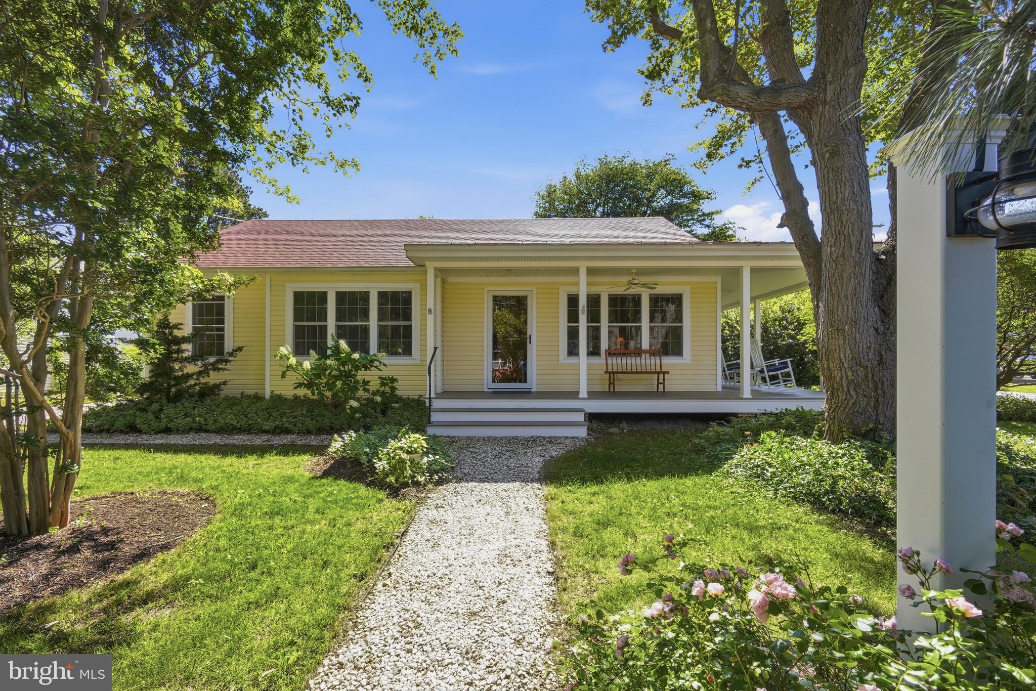 Nestled in a peaceful setting, this thoughtfully renovated home blends modern comfort with Eastern Shore charm. Move-in ready and designed for easy living, the home features a welcoming wraparound porch and a spacious screened porch—perfect for relaxing and enjoying the sights and sounds of nature.
During the renovation, all major mechanical systems and the water and sewer lines—including both interior lines and street connections—were replaced. A new heat pump, air conditioning unit, and all associated ductwork were also installed. The home also offers an encapsulated crawl space, foam insulation in the walls and attic rafters, and attic decking for added storage.
The beautifully updated kitchen features under-cabinet lighting, illuminated cabinet drawers, and quality countertops, creating both style and functionality. Additional upgrades include vinyl siding, energy-efficient windows, and a Rinnai propane gas water heater. The cooktop and clothes dryer are also propane-powered.
For added peace of mind, the former oil tank was removed and the site passed all contamination testing. Notable features include a remote-controlled shade in the living room and numerous energy-efficient improvements throughout the home.
The detached shed/garage was installed a few years before the home renovation and includes full electrical service. Situated on a quiet corner lot with convenient access to a west-facing beach, this property offers the perfect setting to enjoy beautiful sunset views and the relaxed lifestyle of Maryland’s Eastern Shore.