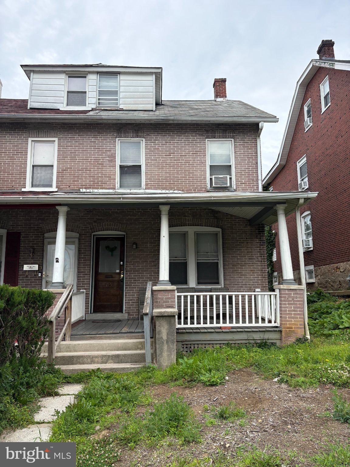 Welcome to 115 Woodland Avenue in Coatesville. This brick twin home offers approximately 1,612 square feet of living space with 4 bedrooms and 1.5 bathrooms. The property features hardwood flooring, original woodwork details, and an eat-in kitchen with ample space for everyday dining.

Additional features include a full basement with laundry area, public water and sewer service, and a rear yard. The home's traditional layout provides flexible living and entertaining space across two stories.

Conveniently located near local shopping, dining, transportation routes, and the Coatesville train station, this property offers accessibility to regional employment centers and surrounding Chester County destinations.

Buyer is responsible for verifying square footage, taxes, zoning, school information, and any other information deemed important to the purchase decision.