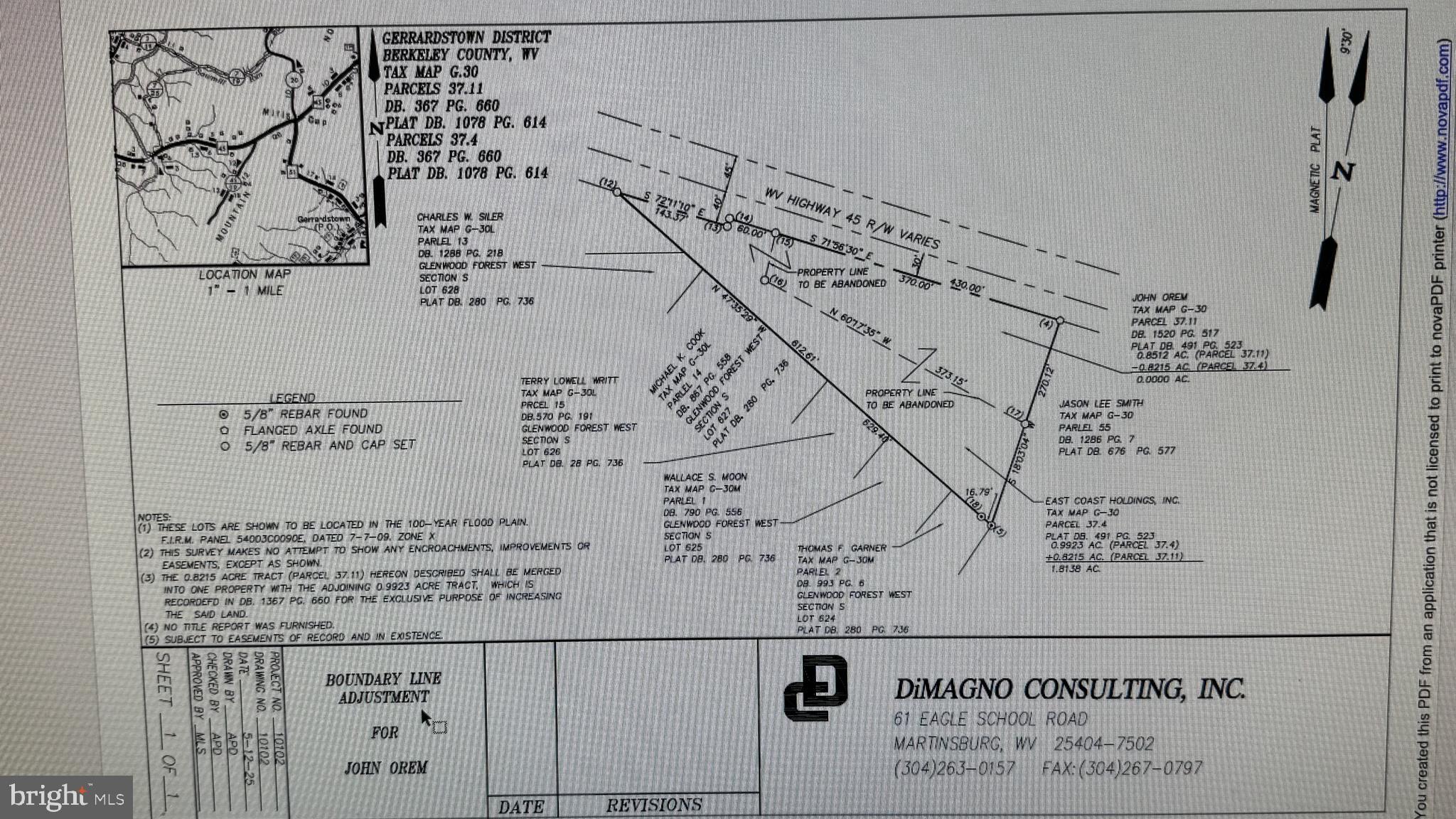 2 Lots recently merged into 1 1.67-acre lot.  existing well and recent perk . No known restrictions