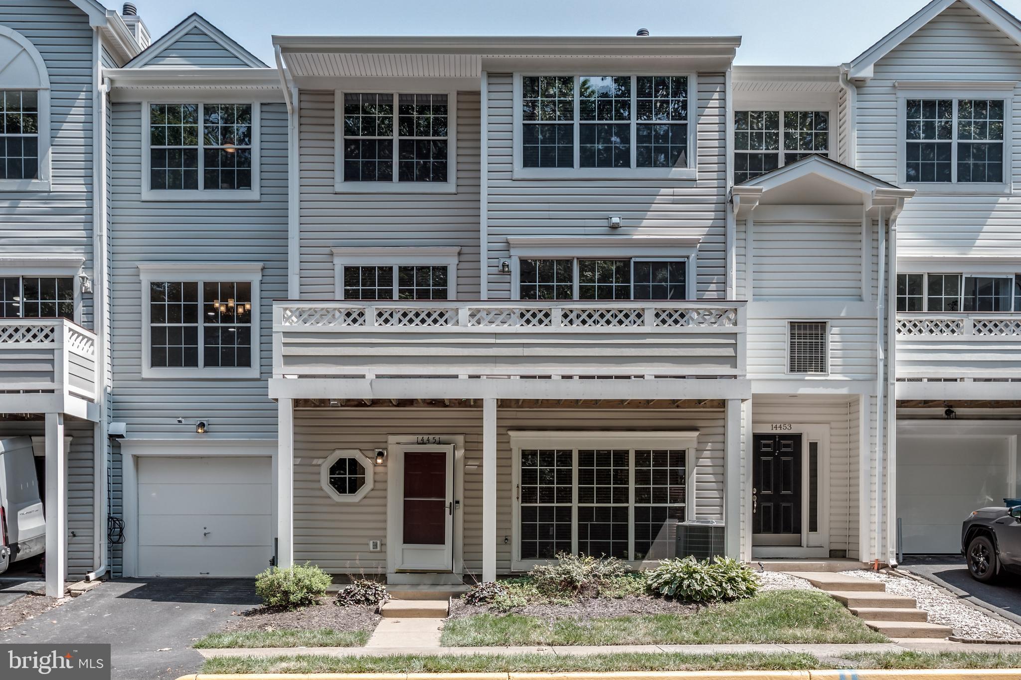 OPEN HOUSE SATURDAY AUGUST 28th FROM 2PM Till 4PM! Welcome Home to this great townhome located in Lifestyle at Sully Station!  Enter to find  gleaming hardwood floors, eat in kitchen,  granite countertops, painted kitchen cabinets, stainless steel appliances large bedrooms & a 1 car garage.  Beautiful 3 sided gas fireplace make staying at home and relaxing warm and inviting. Make your way upstairs to the second floor  to your primary suite.  This  expansive main bedroom  has dual closets,  en-suite w/ double vanity, soaking tub and a  walk in shower. Looking for a place to enjoy your morning coffee...step outside onto the private balcony just off the primary suite.  Head up to  the third floor &  you have two large additional bedrooms, a landing for an office space or your at home rowing machine/bike.  The hall bath rounds out this level w/ painted vanity and tiled tub/shower combo.   This home offers plenty of space to spread out and enjoy entertaining family and friends or just curl up with a good book and relax for the evening.   Freshly painted throughout the house to include, kitchen cabinets and bathroom vanities. Kitchen was upgraded with new backsplash as well.  The neighborhood and exterior of the home is well maintained by HOA/Condo association, low maintenance living. Walking distance from plenty of great food & shopping & just mins from Wegmans and a new shopping center with wonderful new restaurants to explore. Commuter dream close to I 66 & metro station . Come  see as this wont last long.