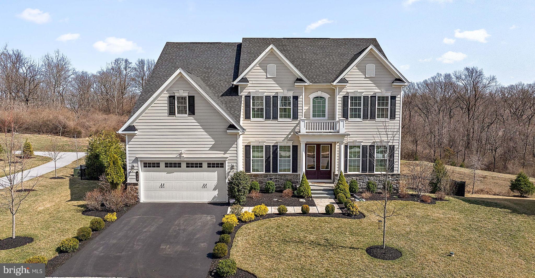 An offer has been accepted, and Open house is cancelled! Welcome to this stunning 5/6-bedroom, 5.5-bathroom home, thoughtfully designed and impeccably maintained. Offering the perfect balance of privacy with a community feel, this home is conveniently located with easy access to Route 76 and Route 202, just minutes from King of Prussia, Exton, and Paoli/Malvern train stations, as well as premier shopping, dining, and entertainment options.

The main level boasts soaring 10-foot ceilings, a stunning two-story family room flooded with natural light and offering scenic wooded views. A first-floor bedroom with an en-suite bath, a dedicated office space, and a beautiful kitchen with a cozy window seat—perfect for enjoying your morning coffee while gazing outside—makes this level as functional as it is beautiful. Step out onto the covered deck, complete with a fireplace and heater, and built-in outdoor speakers, creating the perfect all-weather space for gatherings, watching your favorite TV shows and sports, or simply unwinding in a peaceful setting.

The second floor, with its 9-foot ceilings, is designed for both privacy and convenience. It features a luxurious master suite with an en-suite bath, two bedrooms sharing a Jack-and-Jill bathroom, an additional bedroom with a private bath, and a convenient second-floor laundry room. The entire home is outfitted with custom closets for optimal organization. Enjoy your favorite tunes with built-in speakers in multiple rooms.

The expansive walkout basement, also featuring 9-foot ceilings, is a dream space. It includes a comfortable sitting area, a huge screen for movie nights or gaming, and a fully equipped bar with a waterfall island, a dishwasher, mini fridge, and microwave—perfect for effortless entertaining. Stay active in the dedicated gym and utilize the additional flex room as a bedroom or second office, conveniently located next to a full bath. Step outside to the covered, finished patio in the fully fenced backyard, where you’ll find a beautiful garden with vegetable beds awaiting your green thumb.

For added convenience, this home is equipped with water softener system and EV charger.

With exceptional finishes throughout, this move-in-ready home is truly one of a kind—don’t miss your chance to own this rare private retreat!