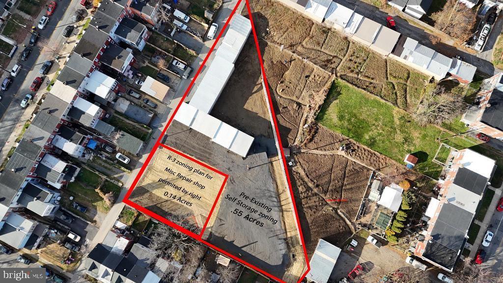 This income-producing self-storage property consists of four parcels, three of which benefit from grandfathered self-storage use. The fourth parcel is vacant land permitting a range of uses including daycare, repair building, or attached townhomes; alternatively, all parcels may potentially be combined into a single self-storage use (buyer to verify with zoning). Site improvements include a newly paved and sealed lot completed in 2026, offering capacity for additional outdoor storage income. Public sewer, water, and electric have been extended to the site and are ready for connection. Units are currently rented, providing in-place income with meaningful upside upon stabilization. A well-positioned asset with multiple avenues for growth and long-term value. Owner is a PA state licensed agent