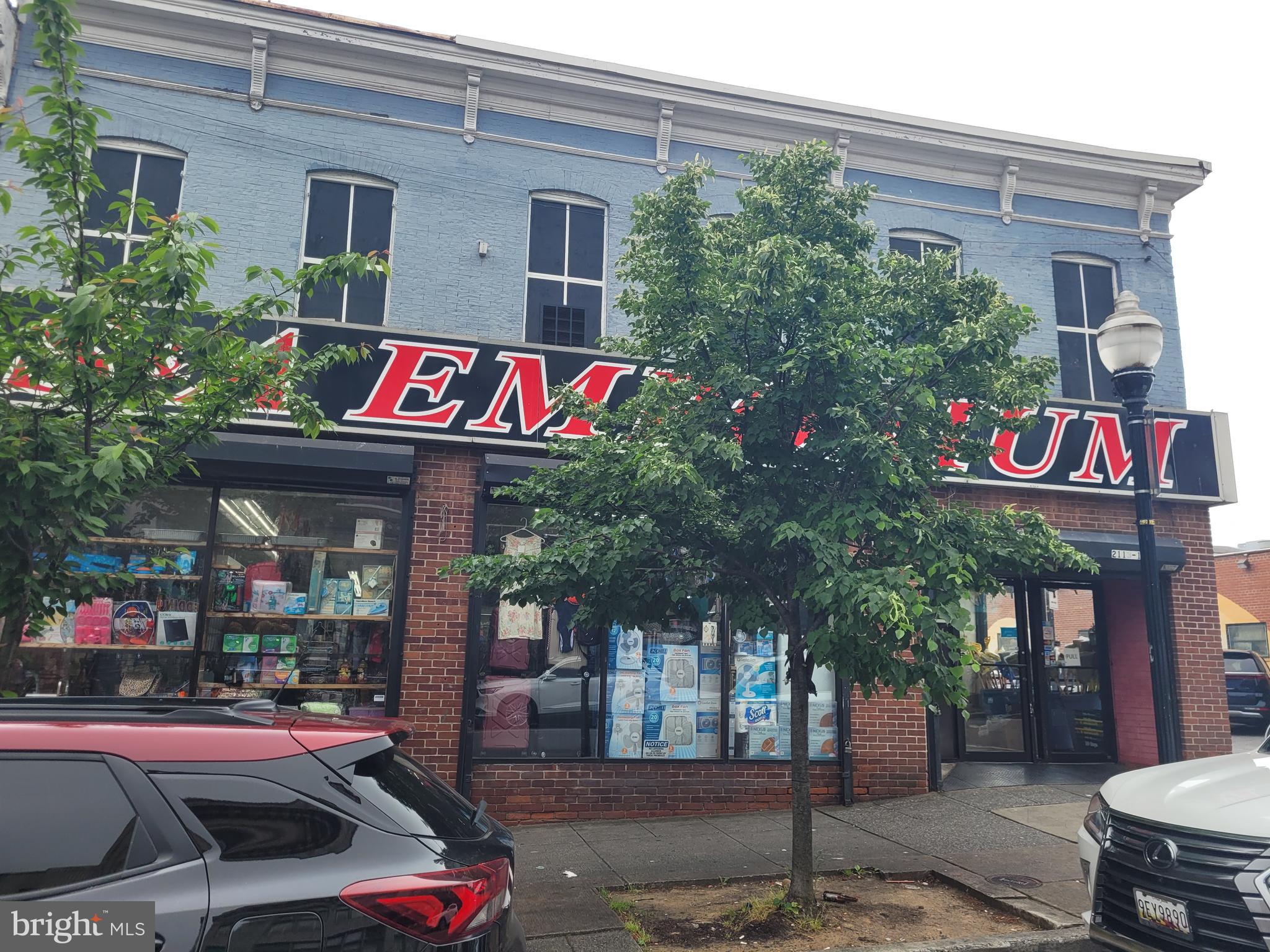 This HUGE Commercial Property boasts a thriving business on the first floor that conveys with the property. It also has the potential for residential space up to 3 apartments on the second level which is currently being utilized as storage for the store. 
Many businesses on East Monument Street are now converting the upper levels into residential and office space so this could be a huge bonus for any investor's portfolio.
If you want a turnkey business with the possibility to expand, make us an offer!!!