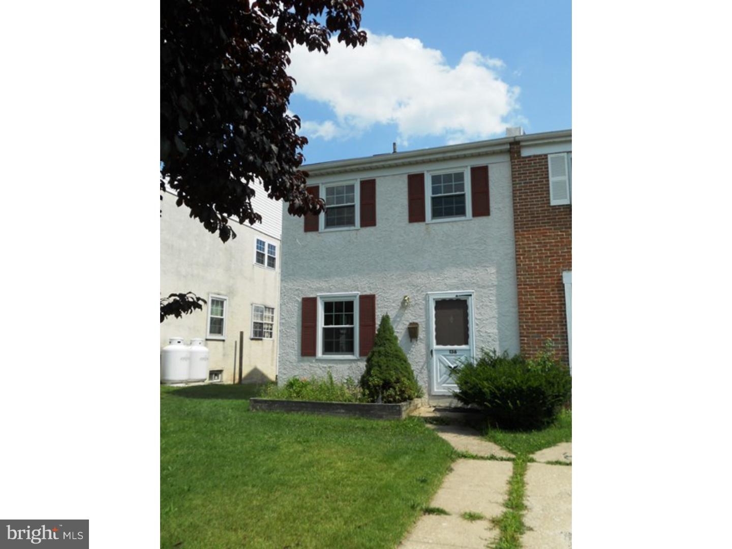 Welcome to this bright and open end unit in West Pottsgrove! Spacious living room and dining room with hardwood flooring, along with a full eat in kitchen with stove and refrigerator included. Enjoy your large enclosed back porch and deck. Upstairs, all bedrooms are nicely sized with plenty of closet space. Bedrooms share a full hall bathroom with an additional powder room downstairs. Attic and basement are great for additional storage. Come and see this well maintained home for yourself!