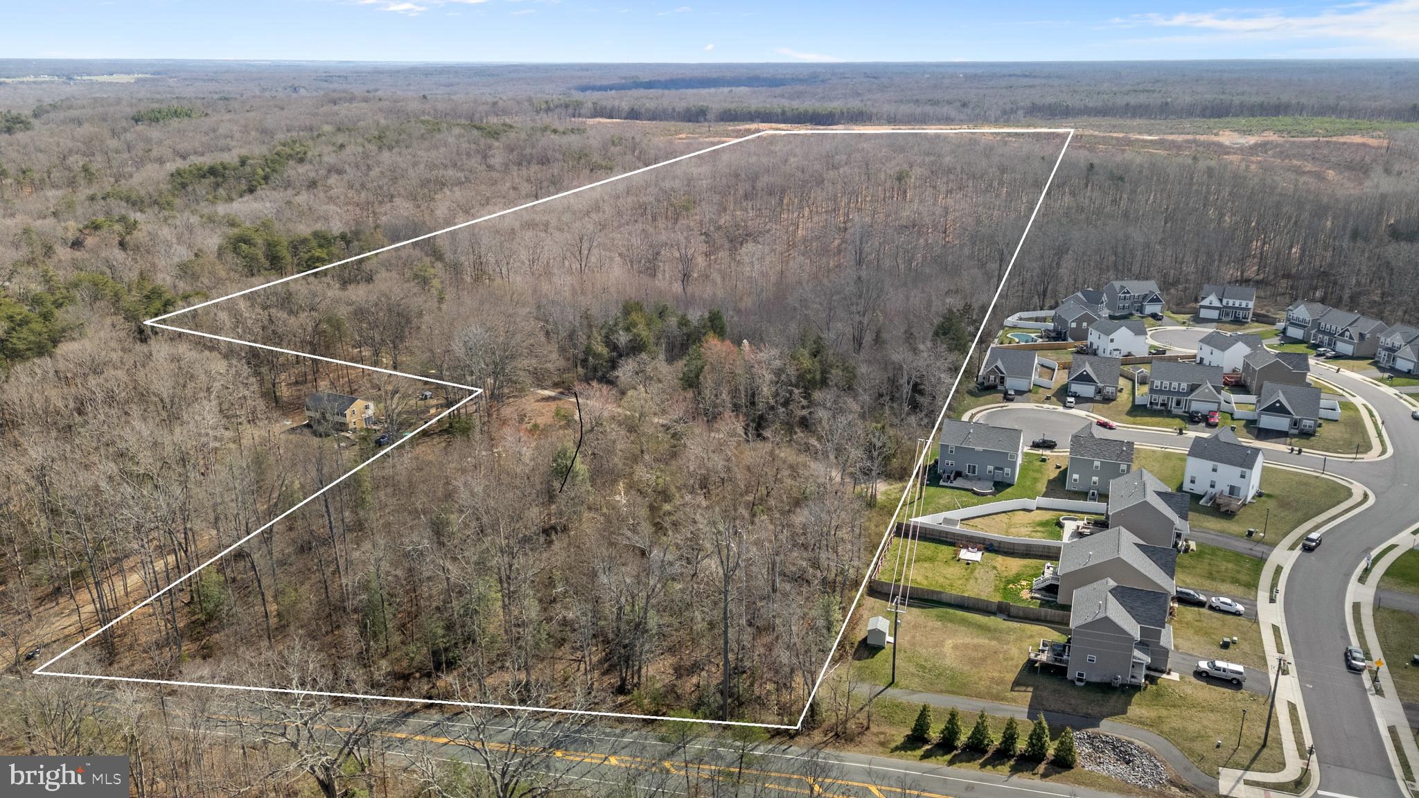 20 acres in a highly desirable and rapidly growing location! Ideally situated near Cedar Forest Elementary School, the VRE–Spotsylvania Station for easy commuting, and just minutes to Downtown Fredericksburg, the new hospital,  and Cosner’s Corner.

Designated Mixed Use Light in the current Comprehensive Plan with a planned transition to Mixed Use Low, supporting a variety of residential uses including single-family homes, townhomes, duplexes, and potential small-scale multifamily. Located within a proposed Small Area Plan, offering strong long-term development potential.

Currently zoned Rural (RU) with subdivision potential via family division (2-acre minimum, subject to eligibility) or administrative splits (3-acre minimum). Public water and sewer may be available.

Endless opportunities for builders, developers, and investors in the path of growth! All information is deemed reliable but not guaranteed. Buyer to independently verify zoning, land use, utilities, easements, subdivision potential, and all development feasibility with the county and appropriate professionals.